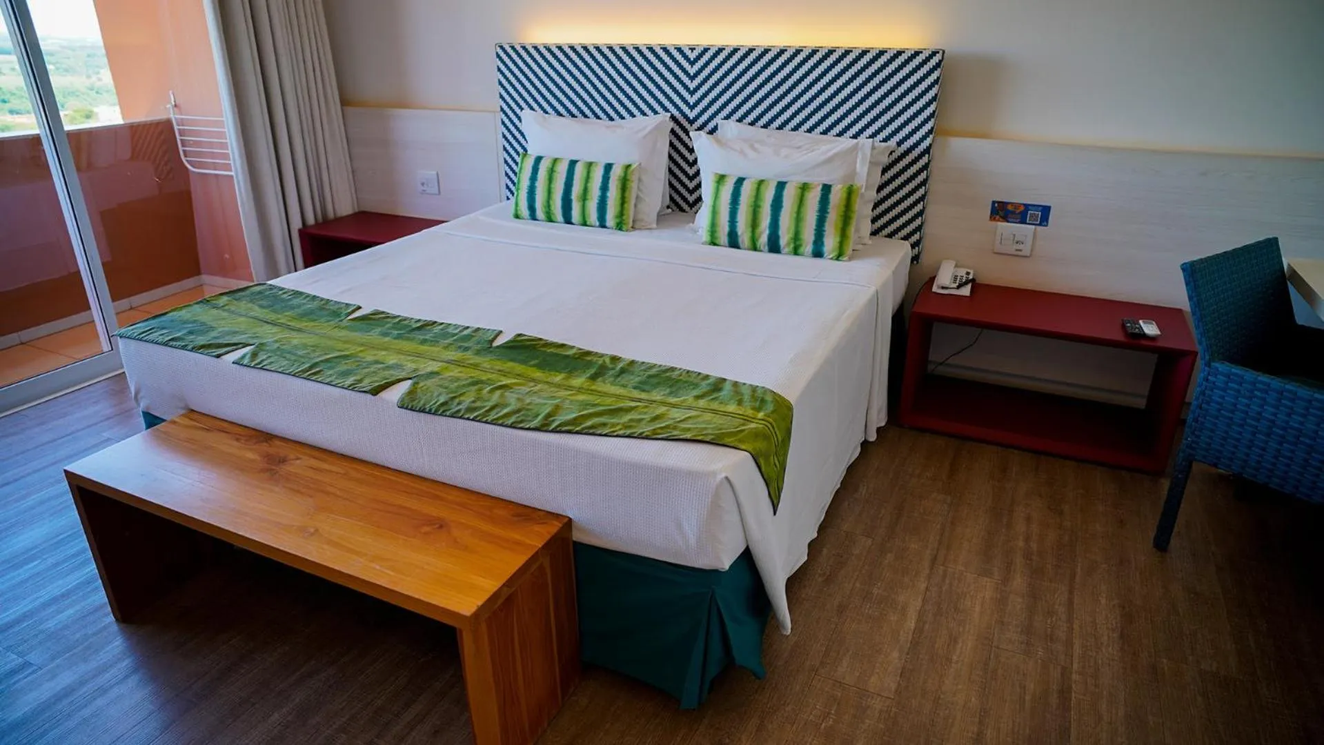 Bed in Hot Beach Resort