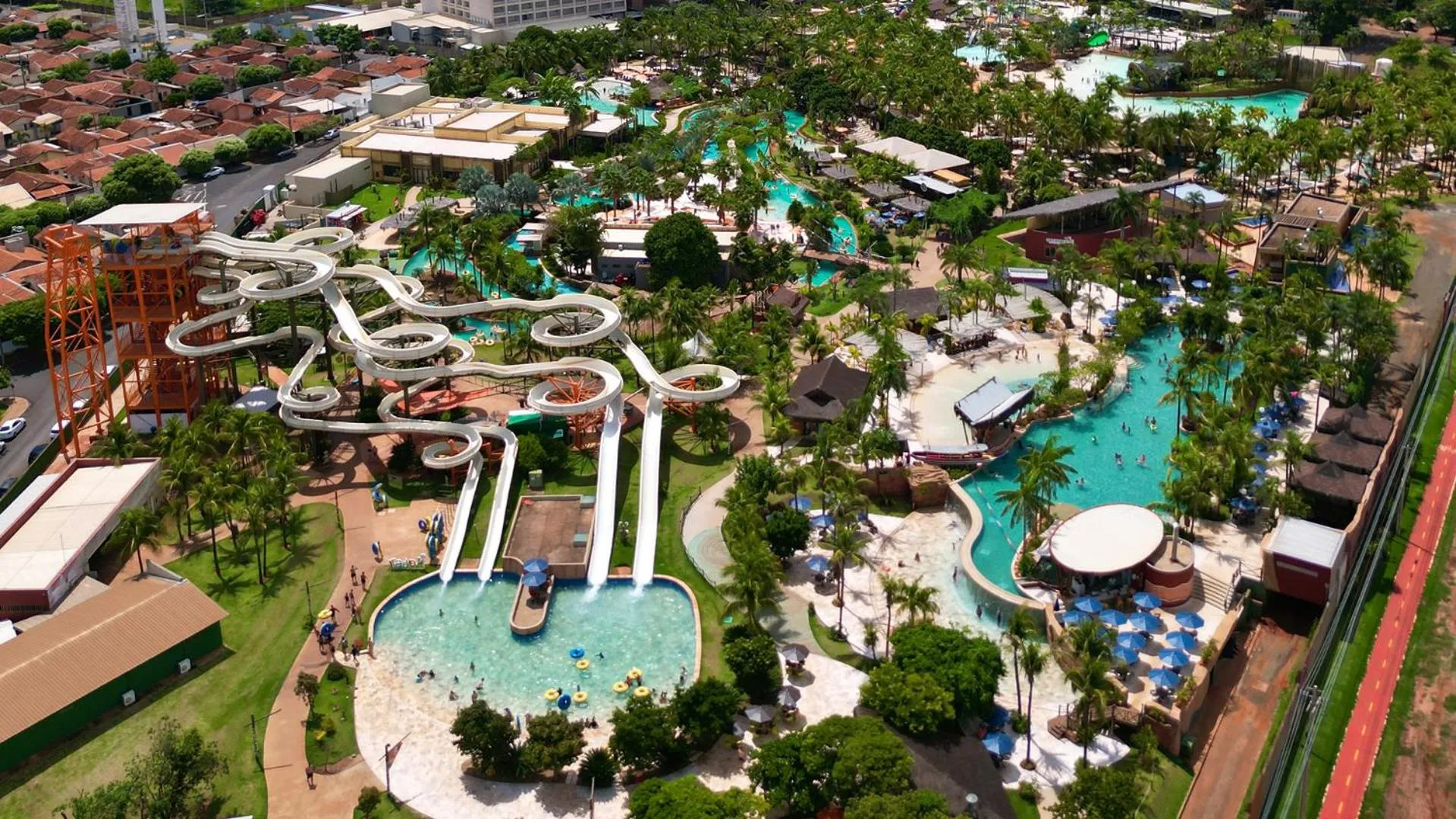 Aqua park in Hot Beach Resort