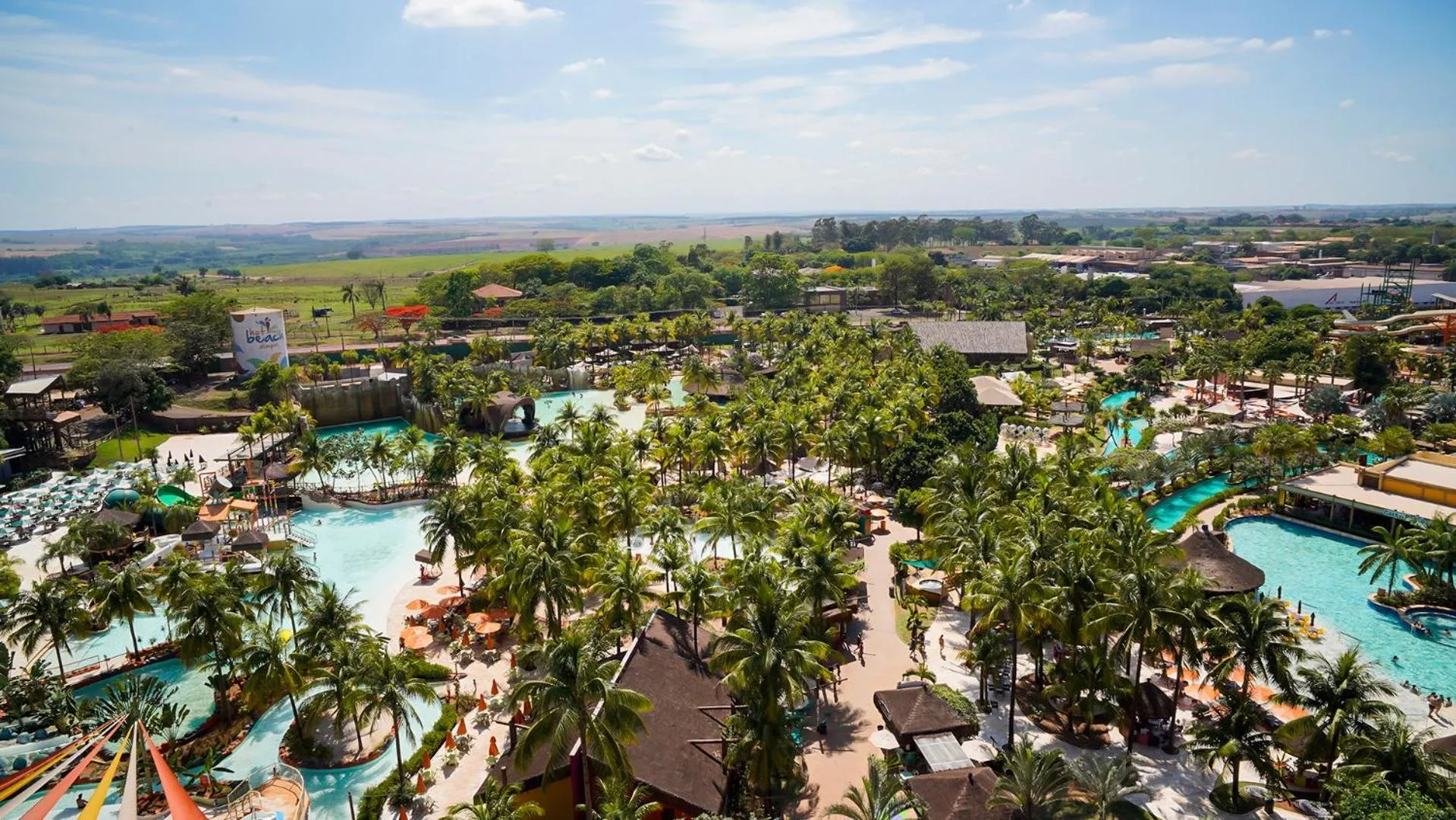Bird's eye view in Hot Beach Resort