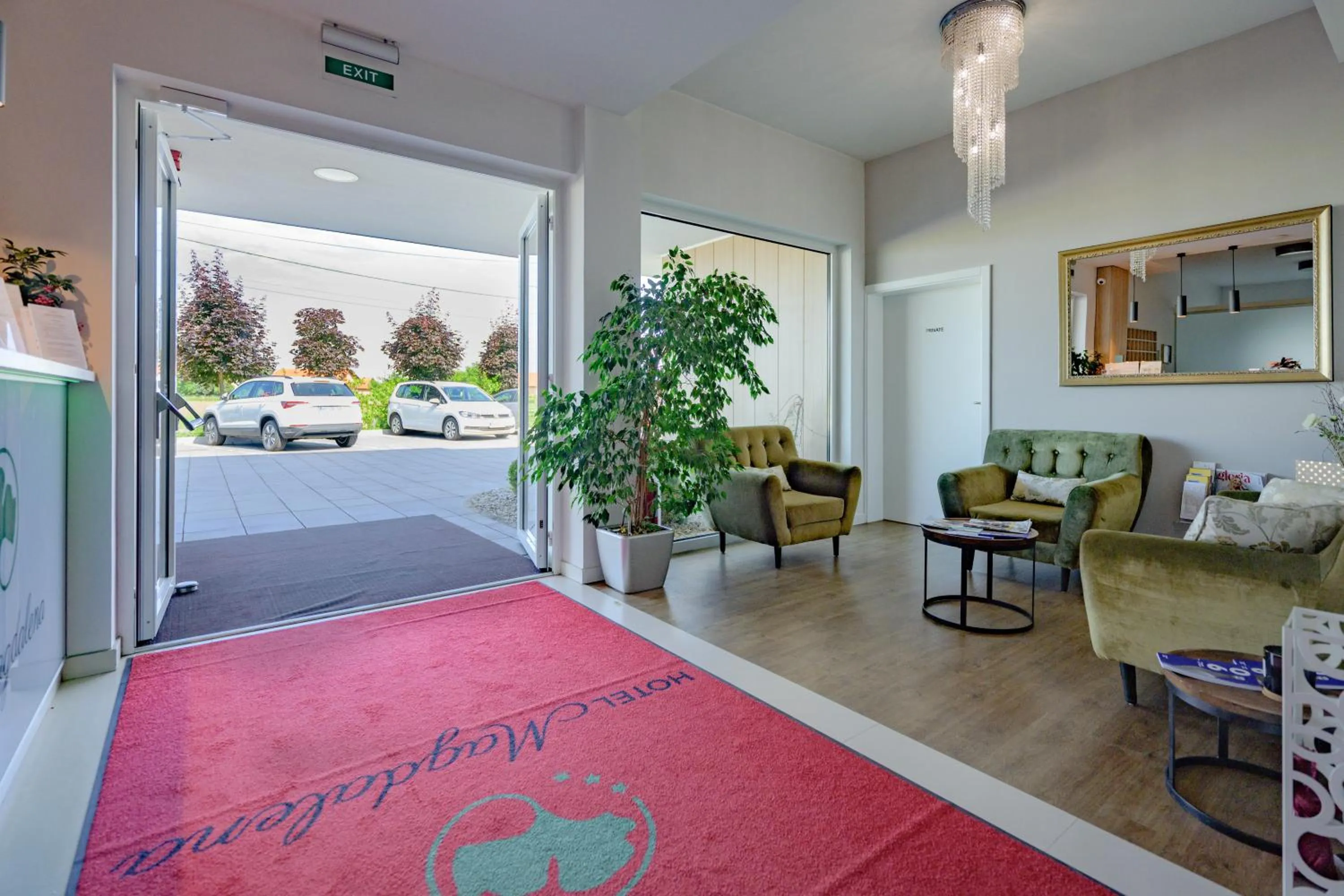 Lobby or reception in Hotel Magdalena