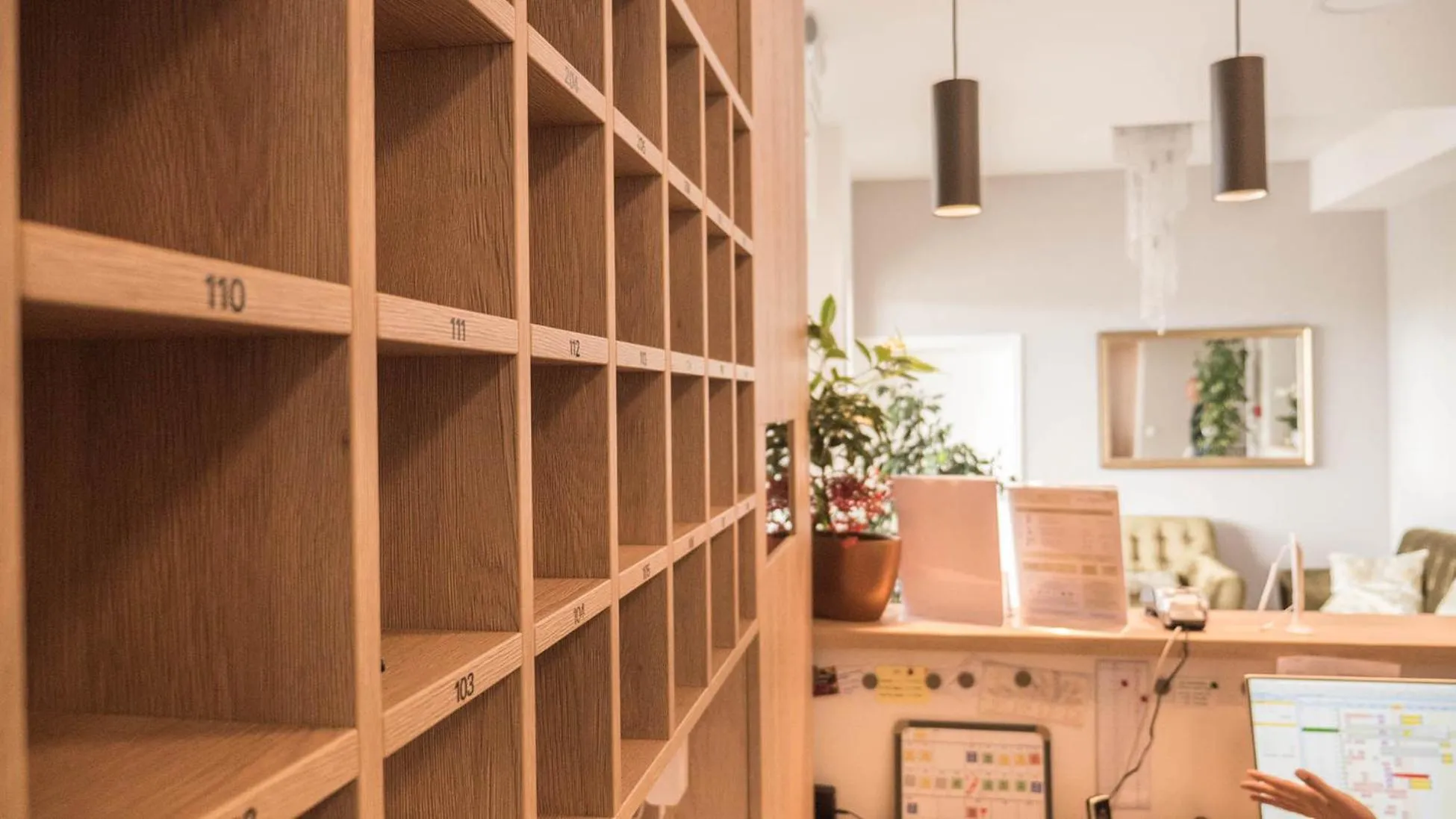 Lobby or reception in Hotel Magdalena