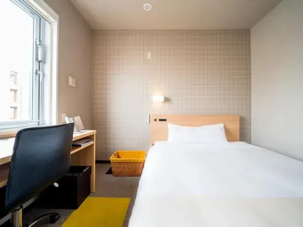 Bed in Super Hotel Takamatsu Kin en kan Bed in Super Hotel Takamatsu Kin en kan