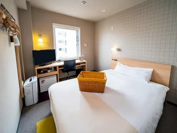 Bed in Super Hotel Takamatsu Kin en kan Bed in Super Hotel Takamatsu Kin en kan