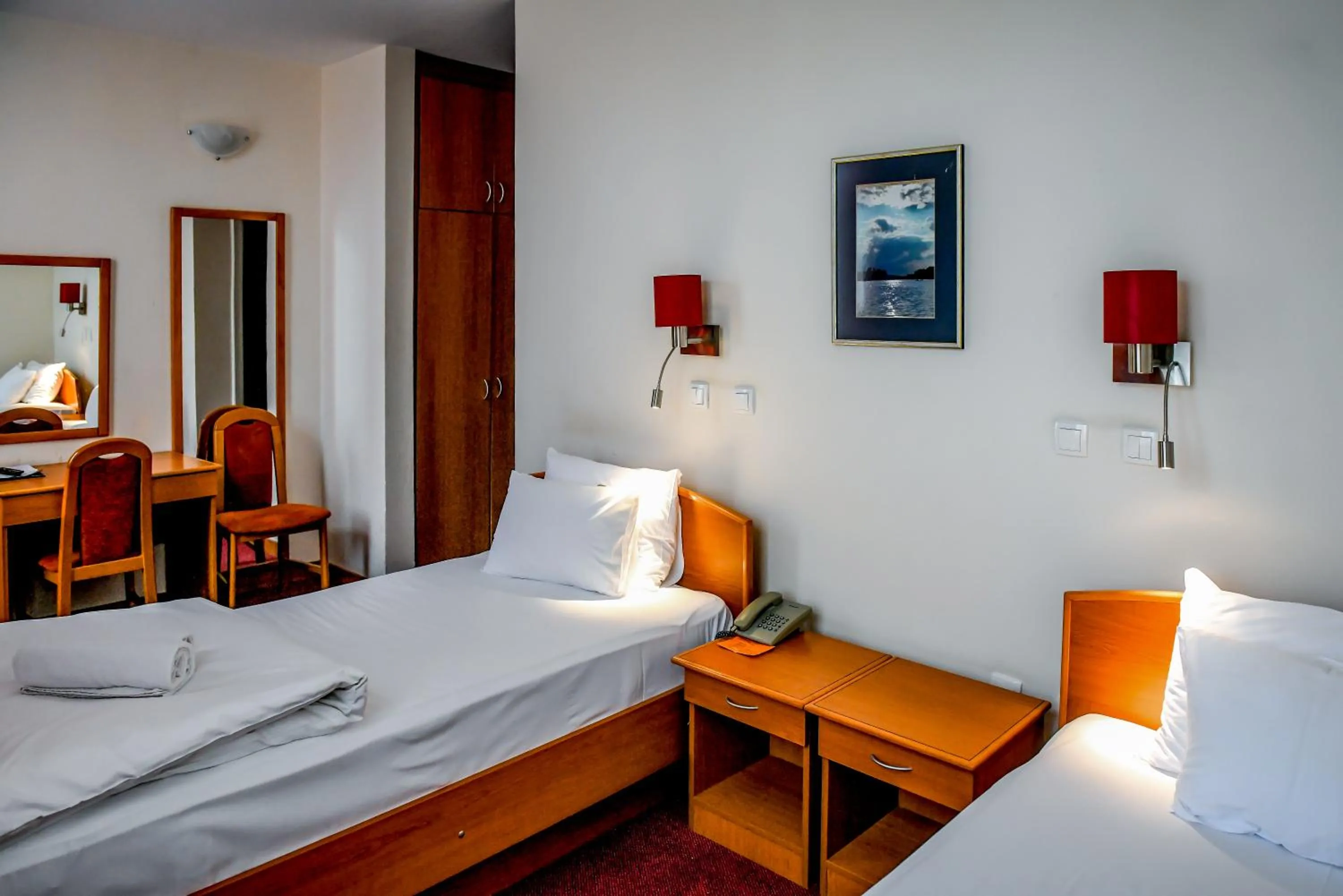 Bed in Hotel Fontana