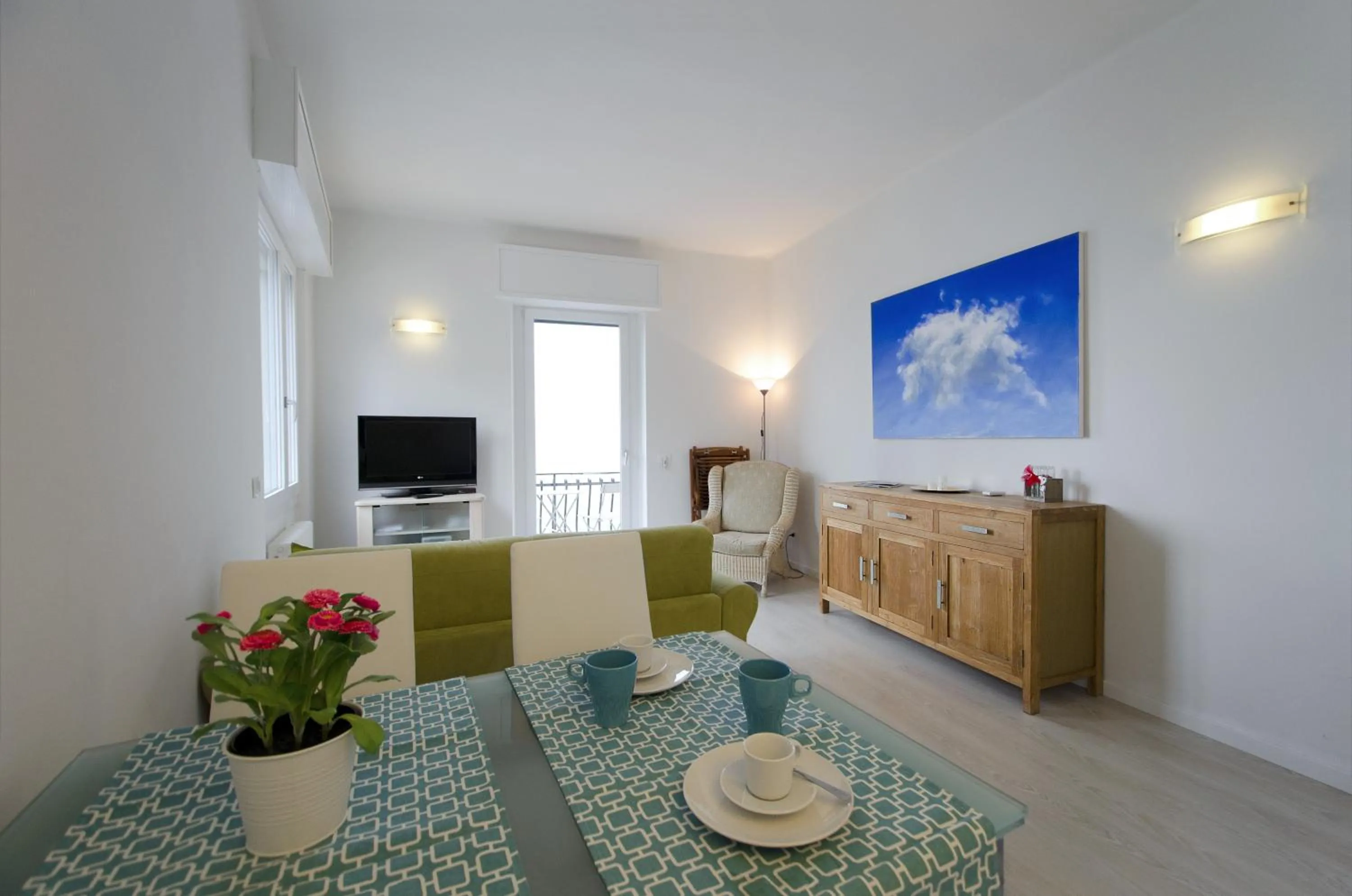 Living room in Appartamento a 5 metri dal lago