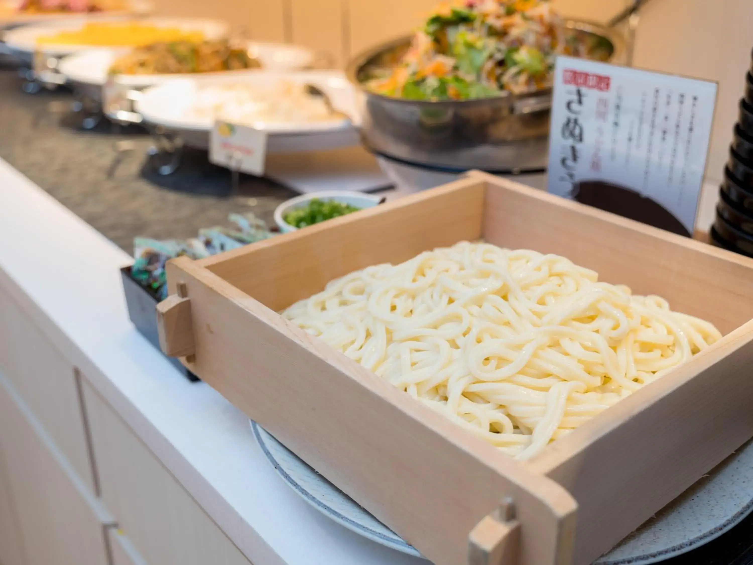 Buffet breakfast in Super Hotel Takamatsu Tamachi Buffet breakfast in Super Hotel Takamatsu Tamachi