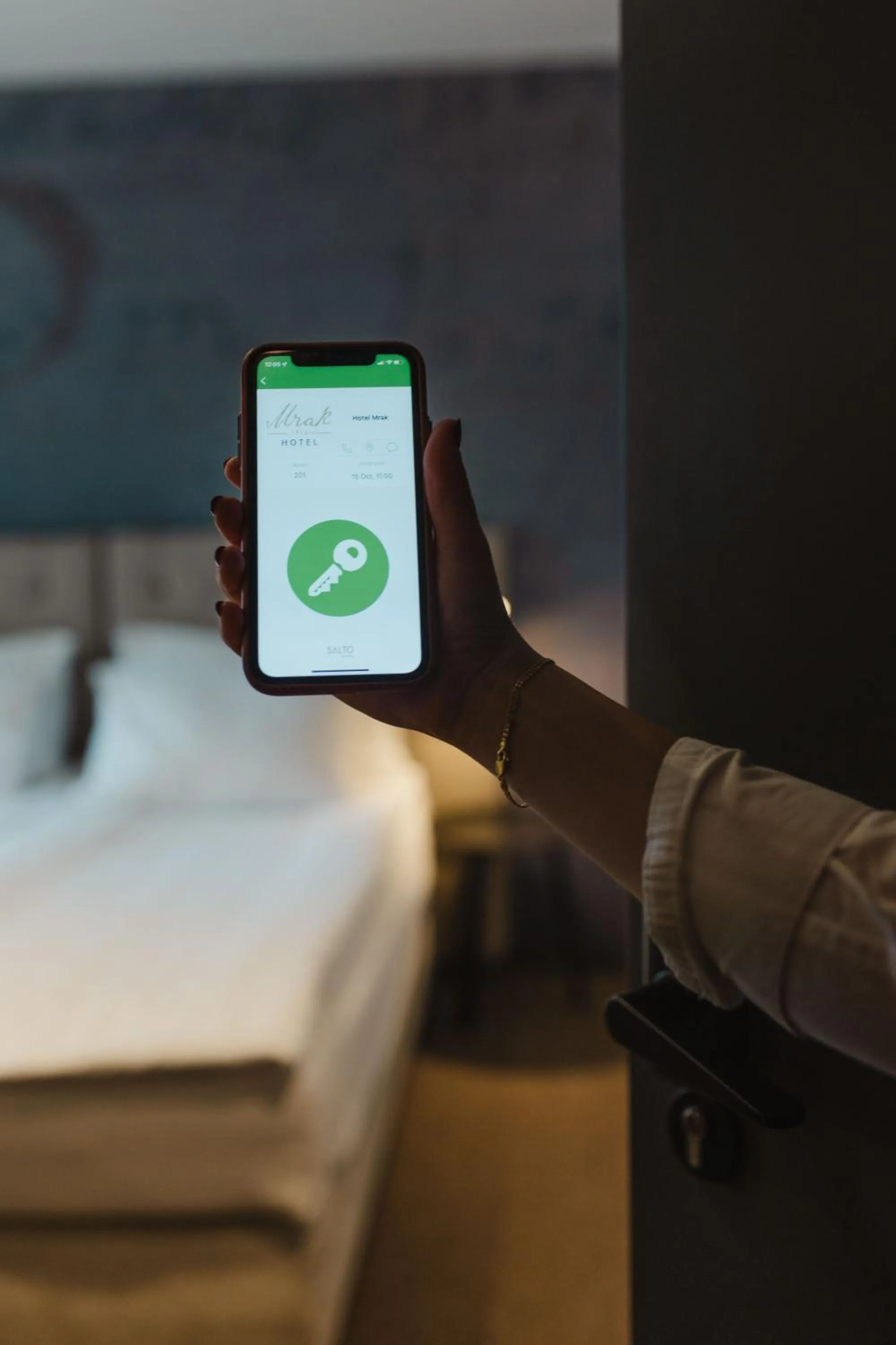 Property logo or sign, Bed in Hotel Mrak