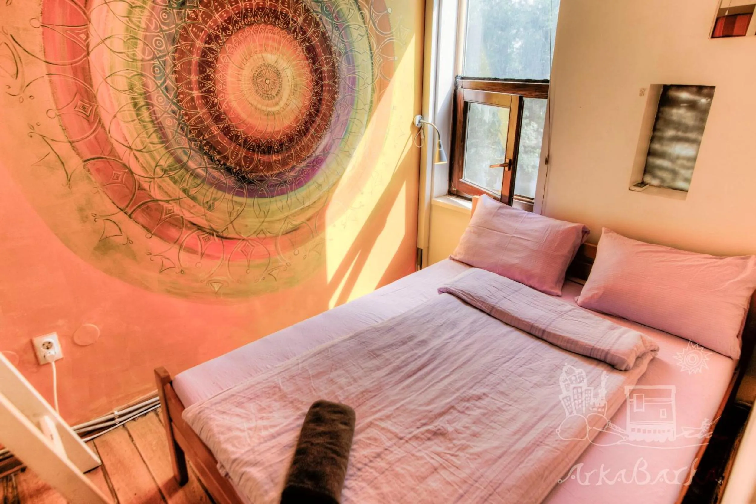 Double Room - single occupancy in ArkaBarka Floating Hostel