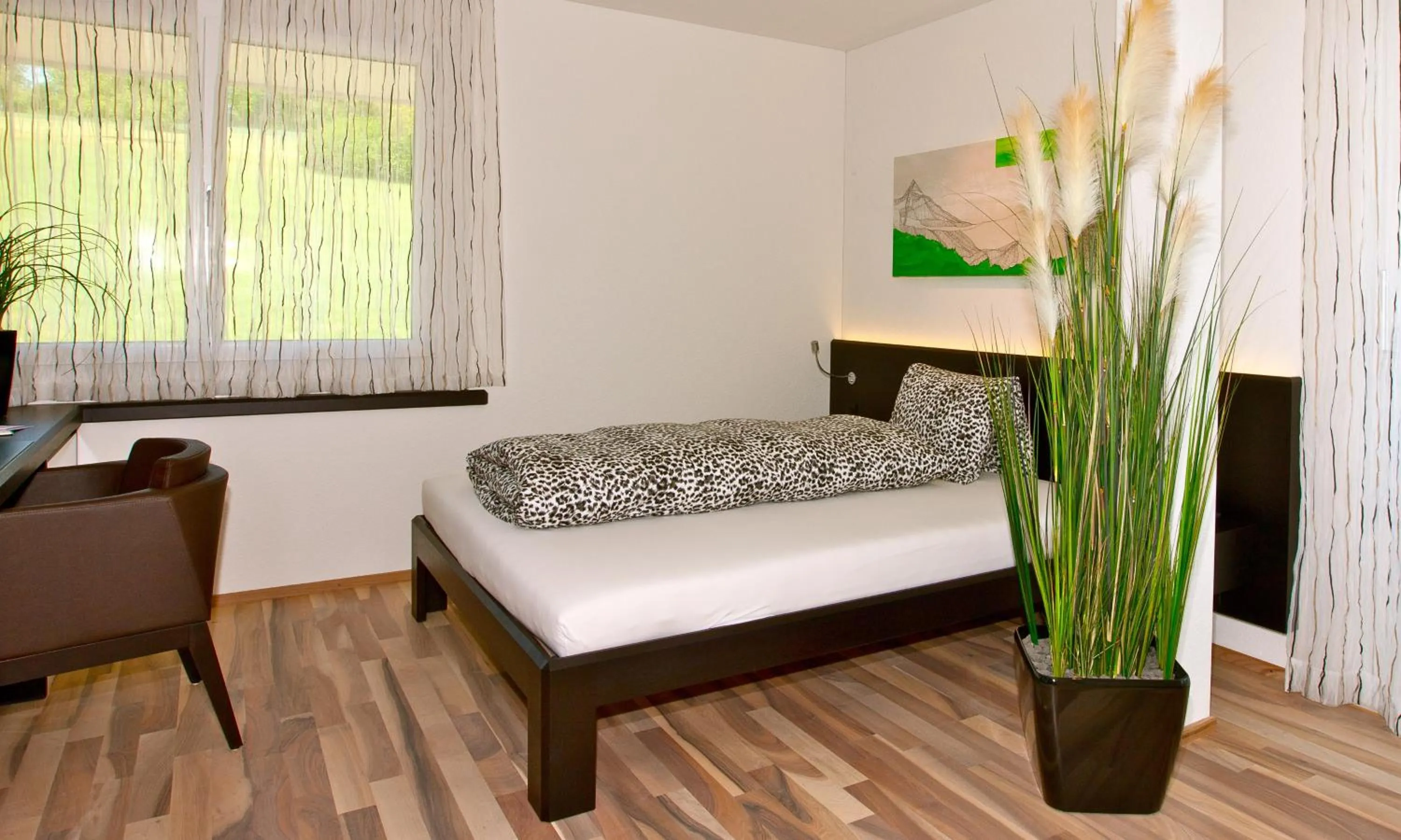 Bed in Hotel Restaurant Vogelsang