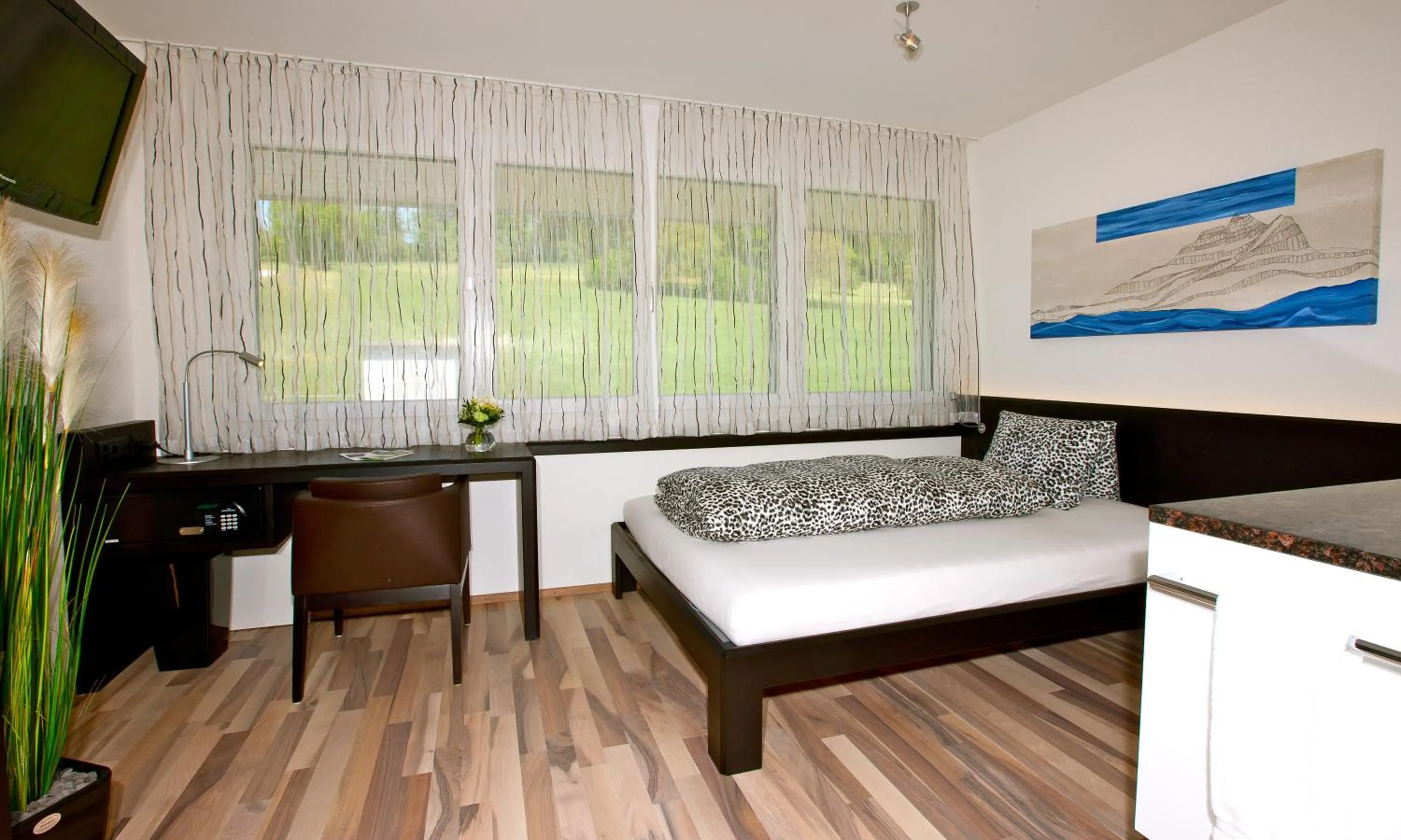 Bed in Hotel Restaurant Vogelsang