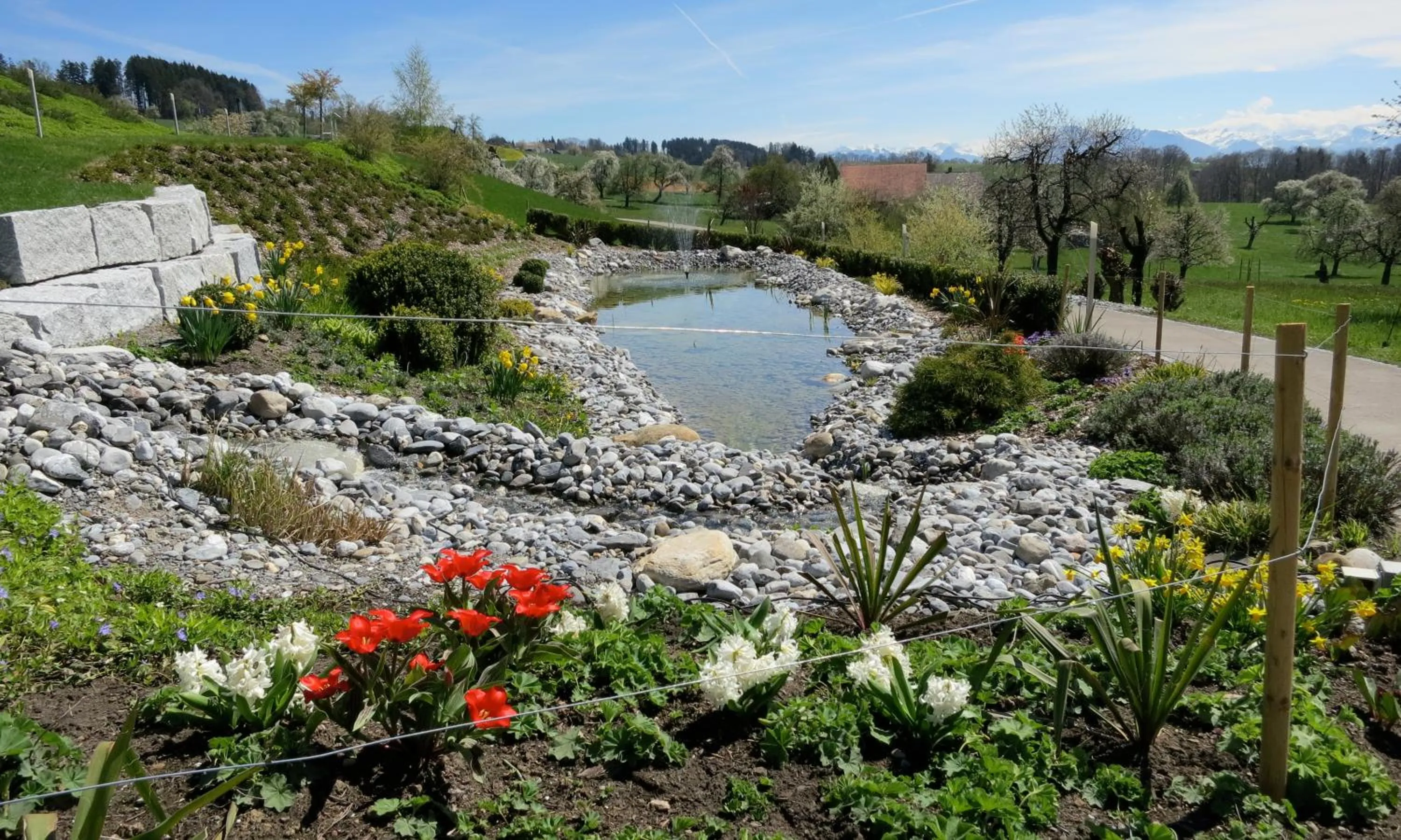 Garden in Hotel Restaurant Vogelsang