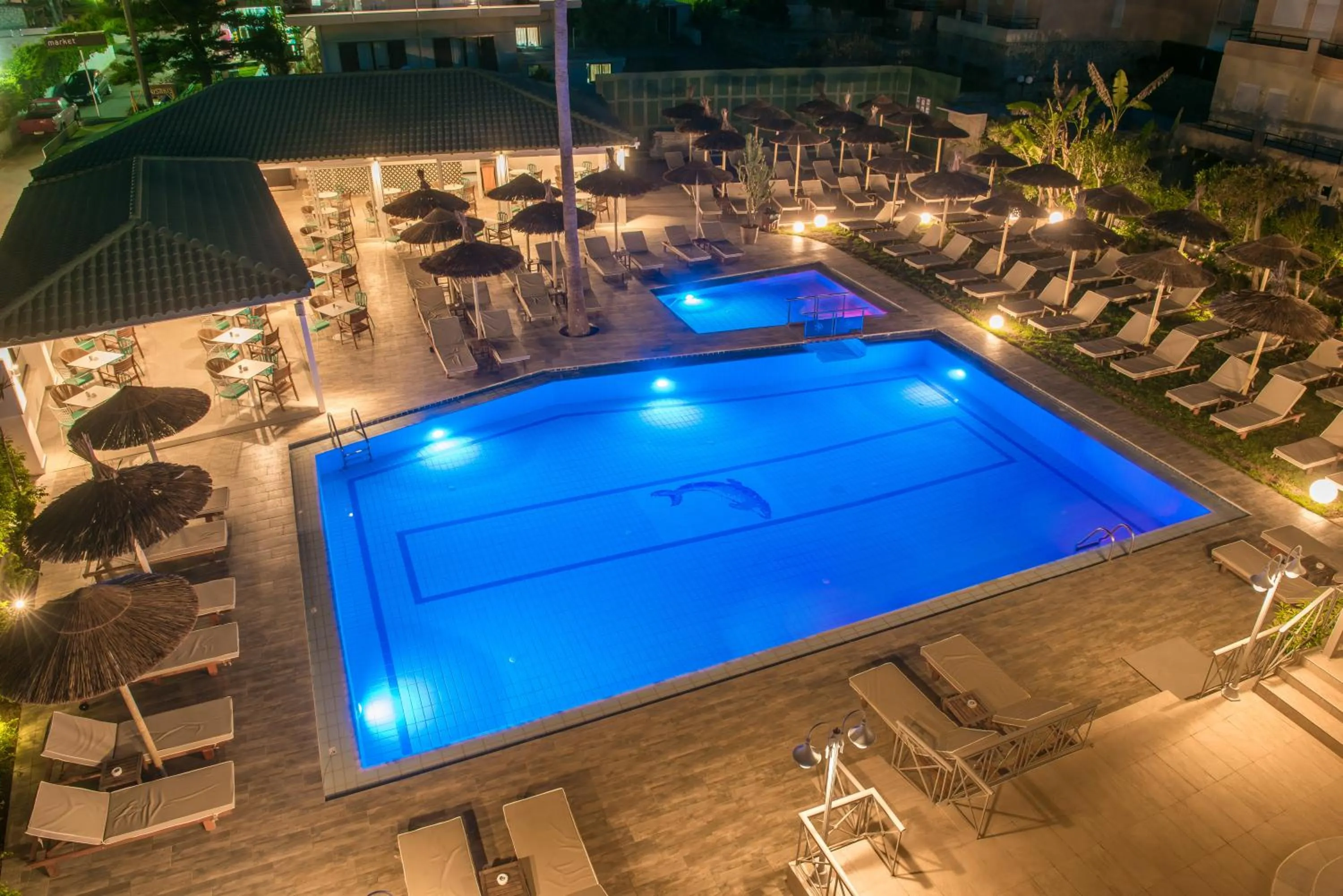 Pool view in Solimar Turquoise - Adults Only