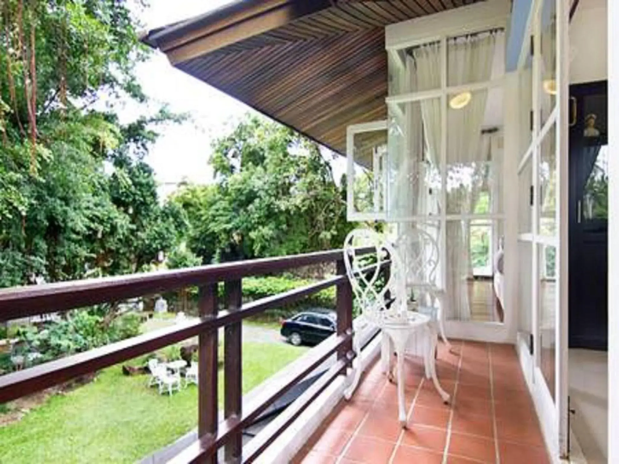 Balcony/Terrace in Banyan House Samui bed and breakfast (Adult Only) Balcony/Terrace in Banyan House Samui bed and breakfast (Adult Only)