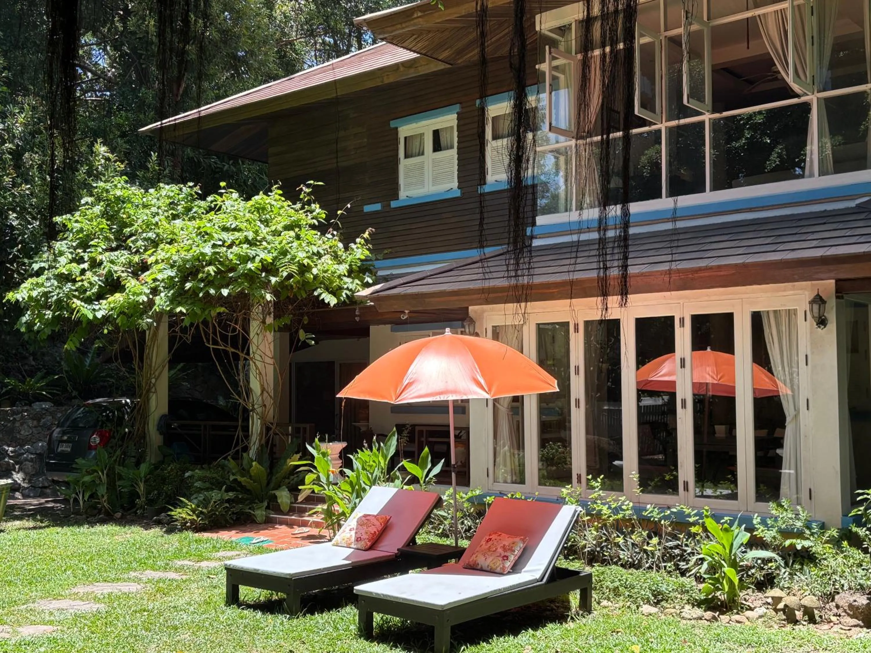 Garden view in Banyan House Samui bed and breakfast (Adult Only)