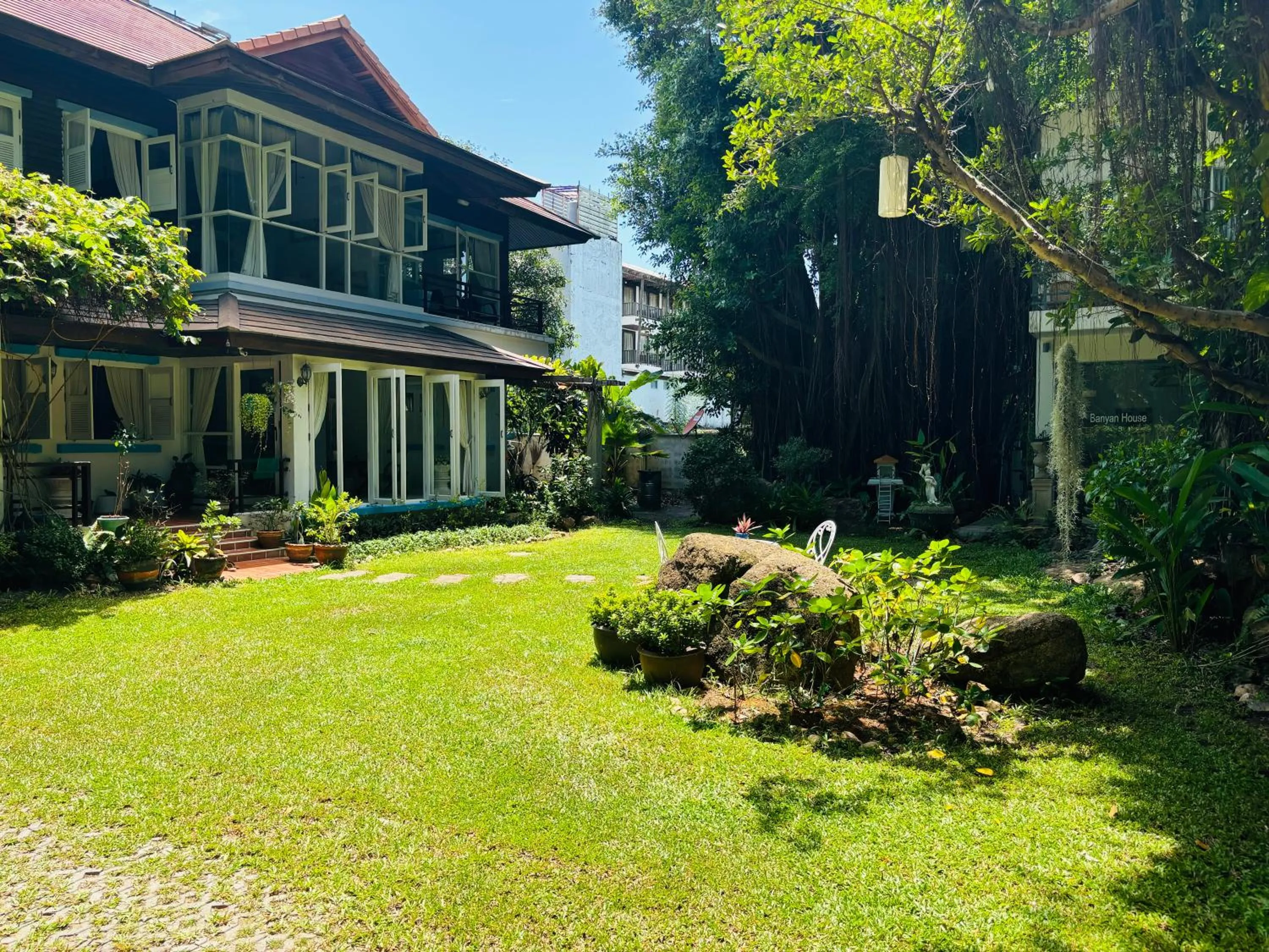 Garden view in Banyan House Samui bed and breakfast (Adult Only)