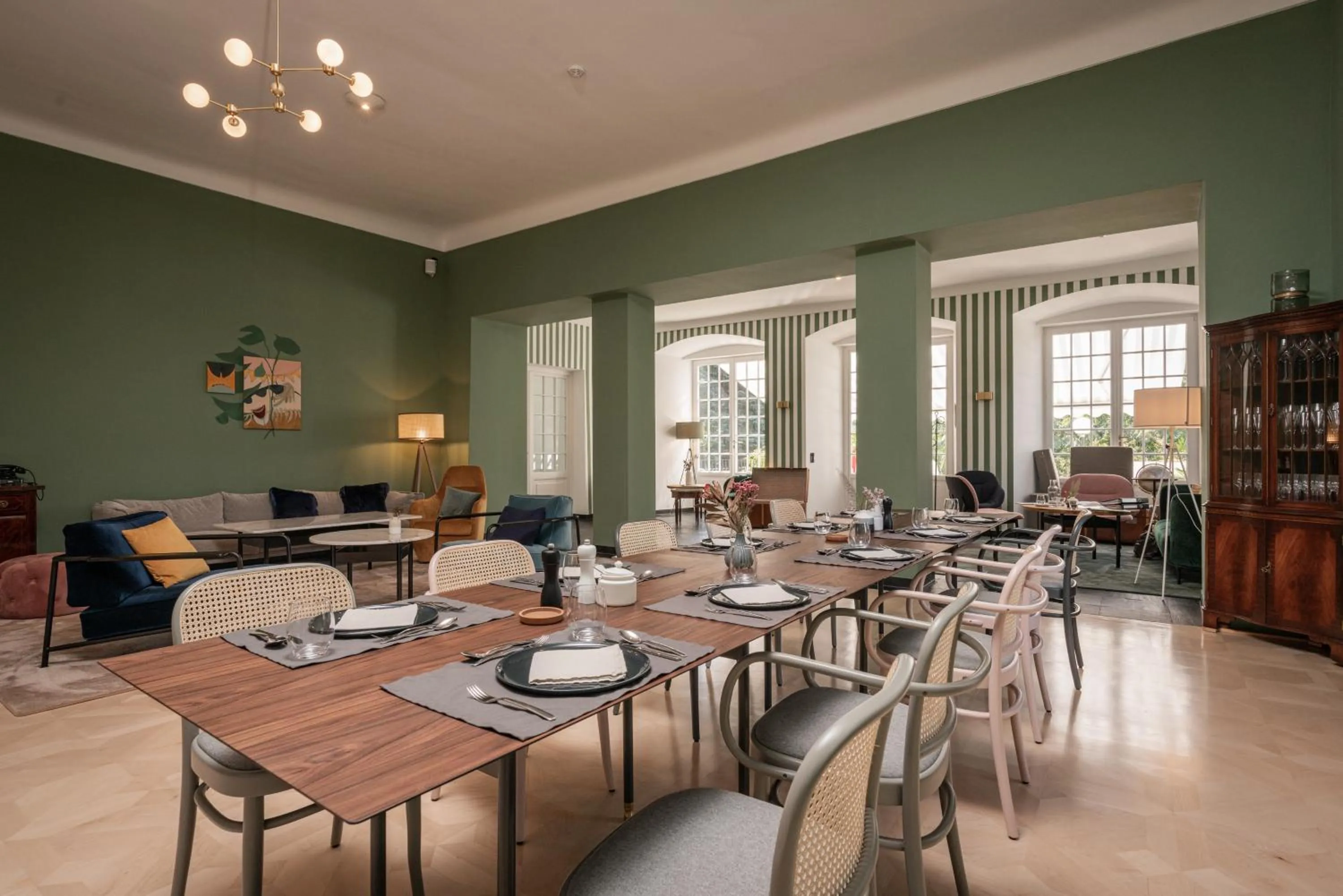 Restaurant/places to eat in Boutique Hotel Zum Oberjäger, Schloss Lackenbach