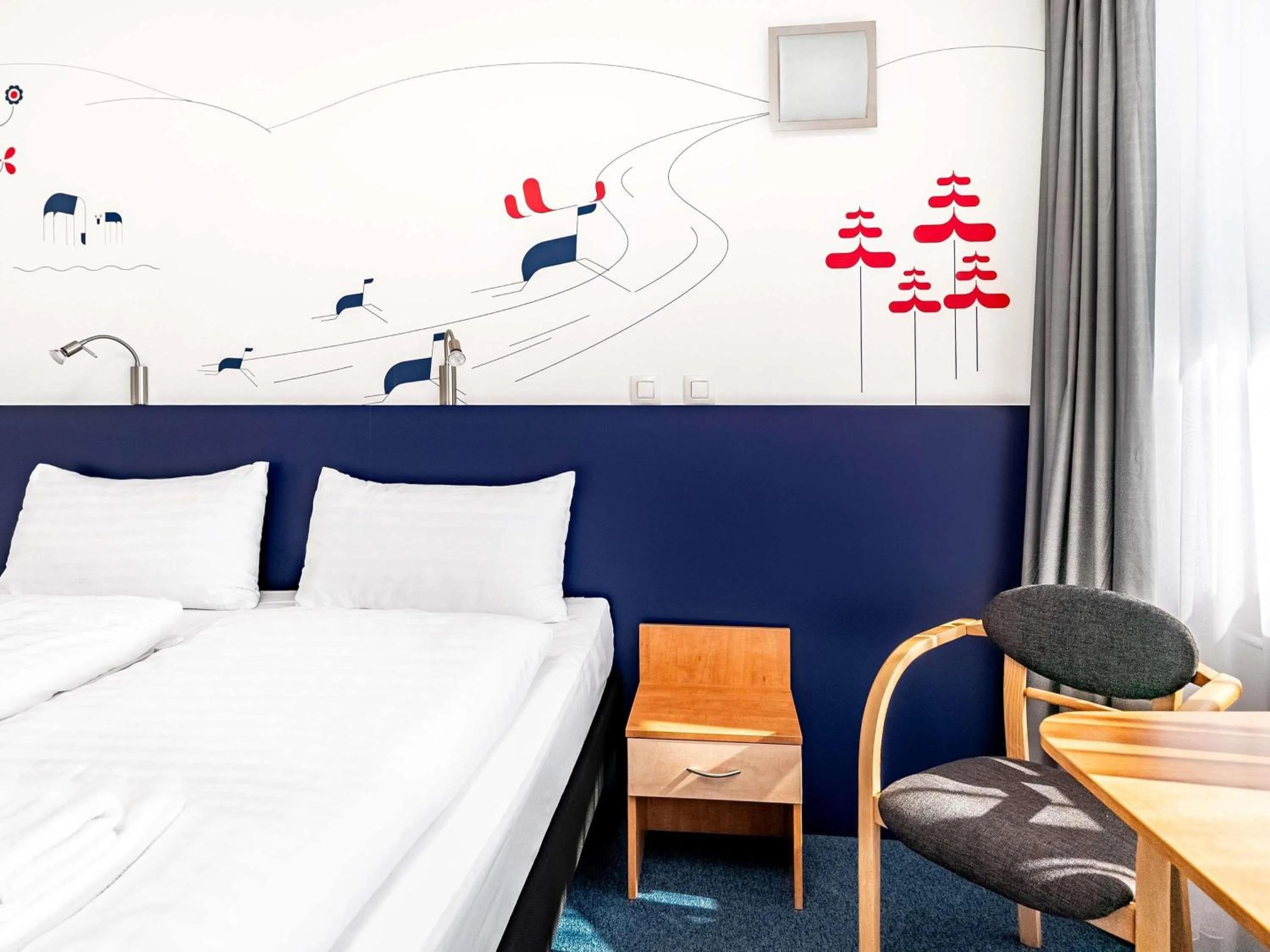 Bedroom, Bed in ibis Styles Relax Roznov pod Radhostem