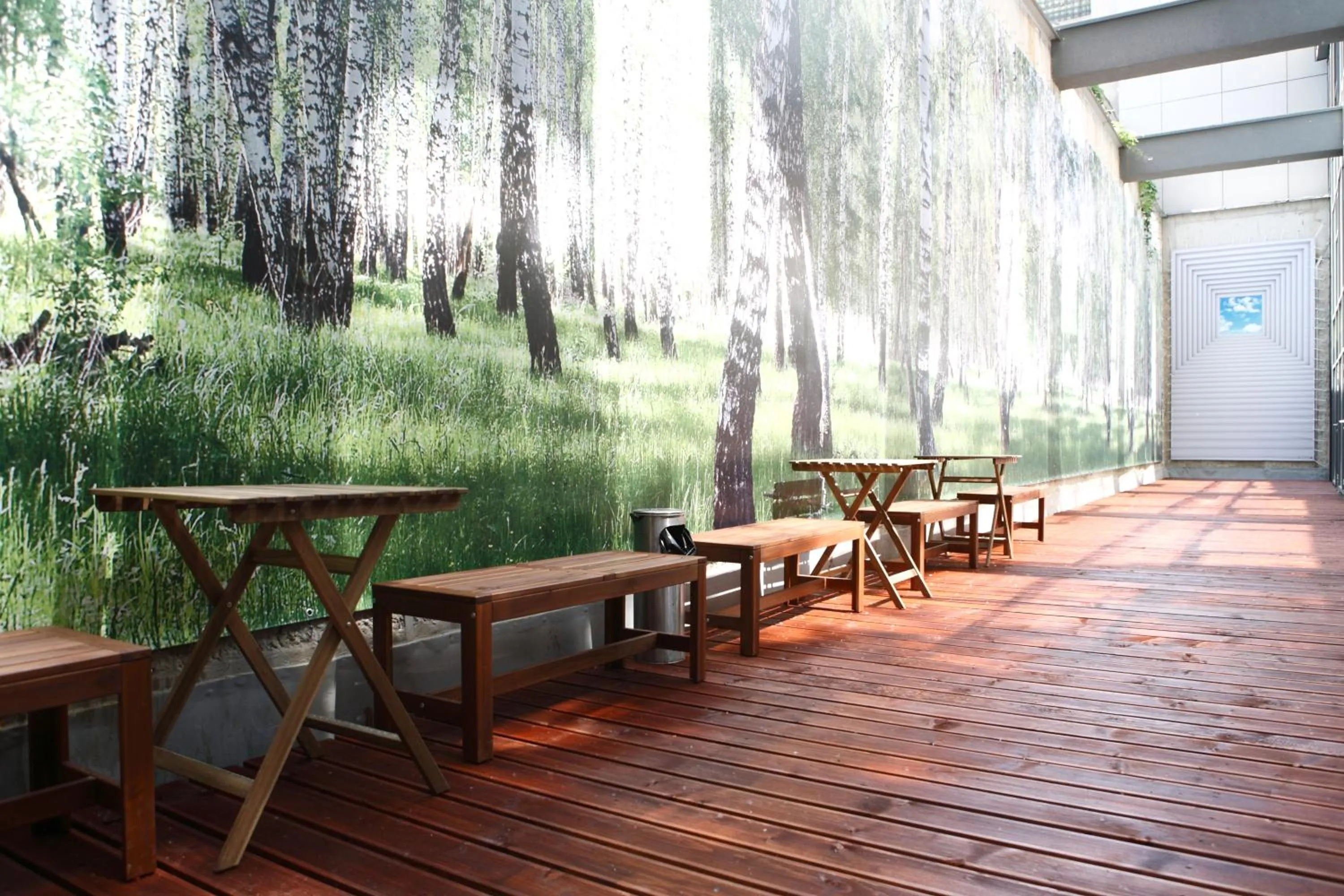 Balcony/Terrace in City Express Hostel