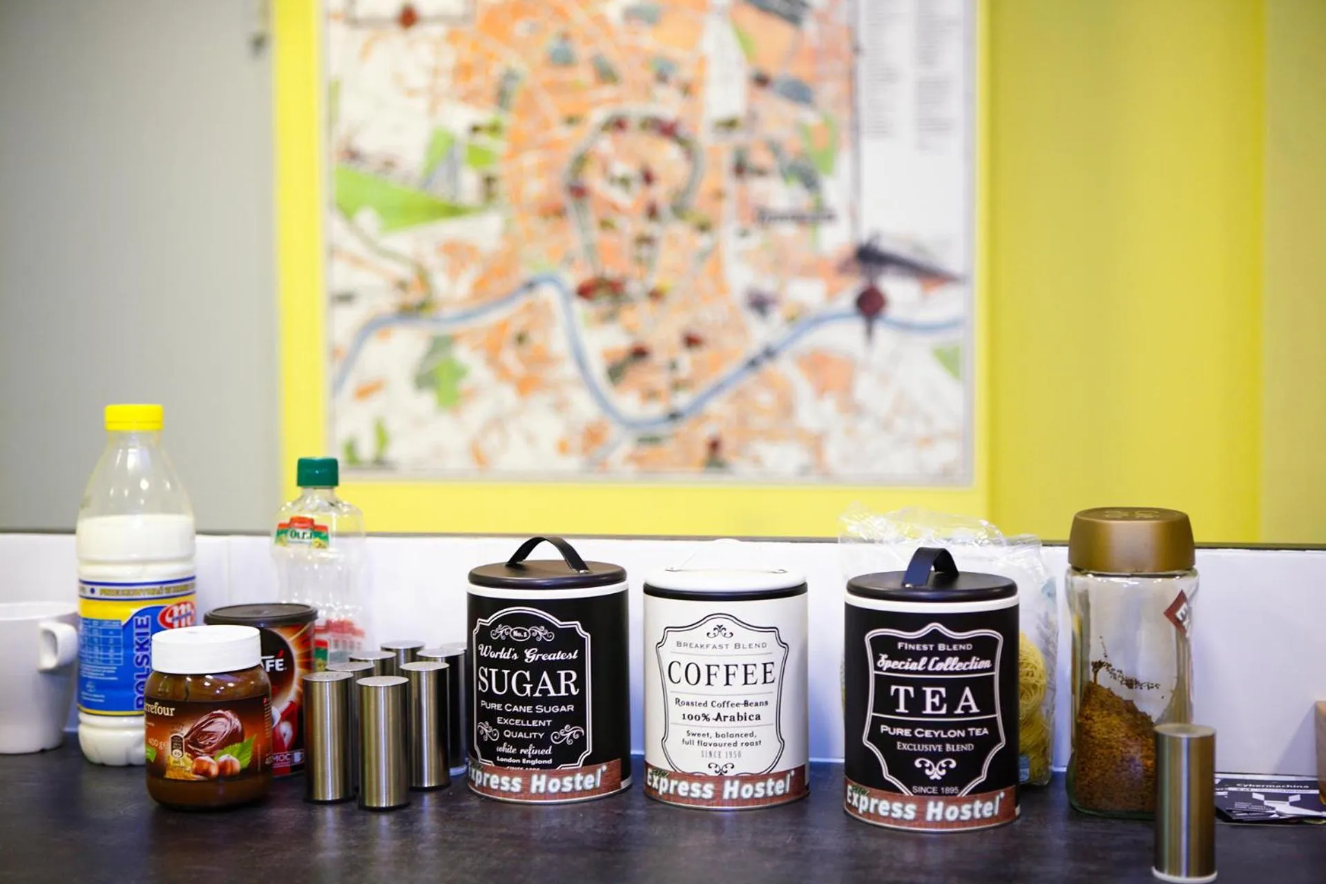 Coffee/tea facilities in City Express Hostel