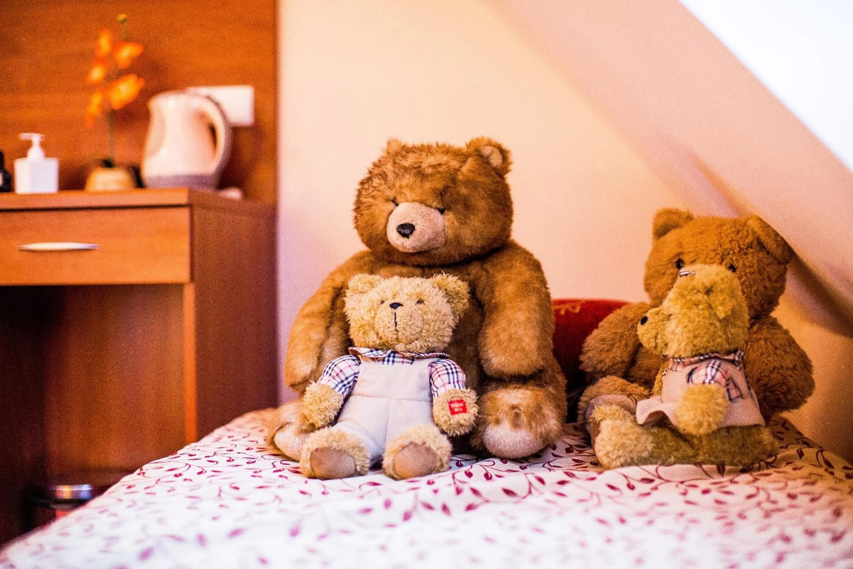 Bed in Hotel Concordia