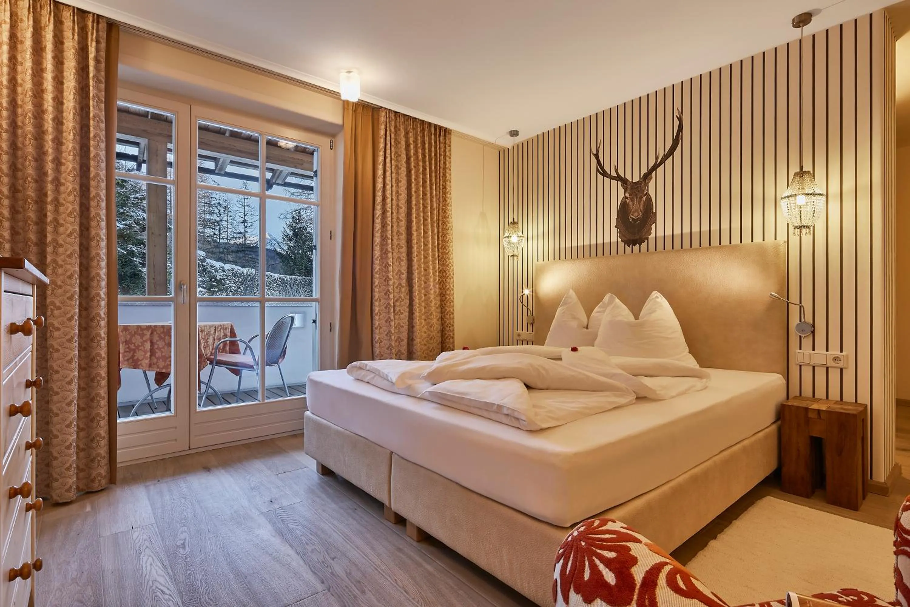 Bed in Dolomit Boutique Hotel