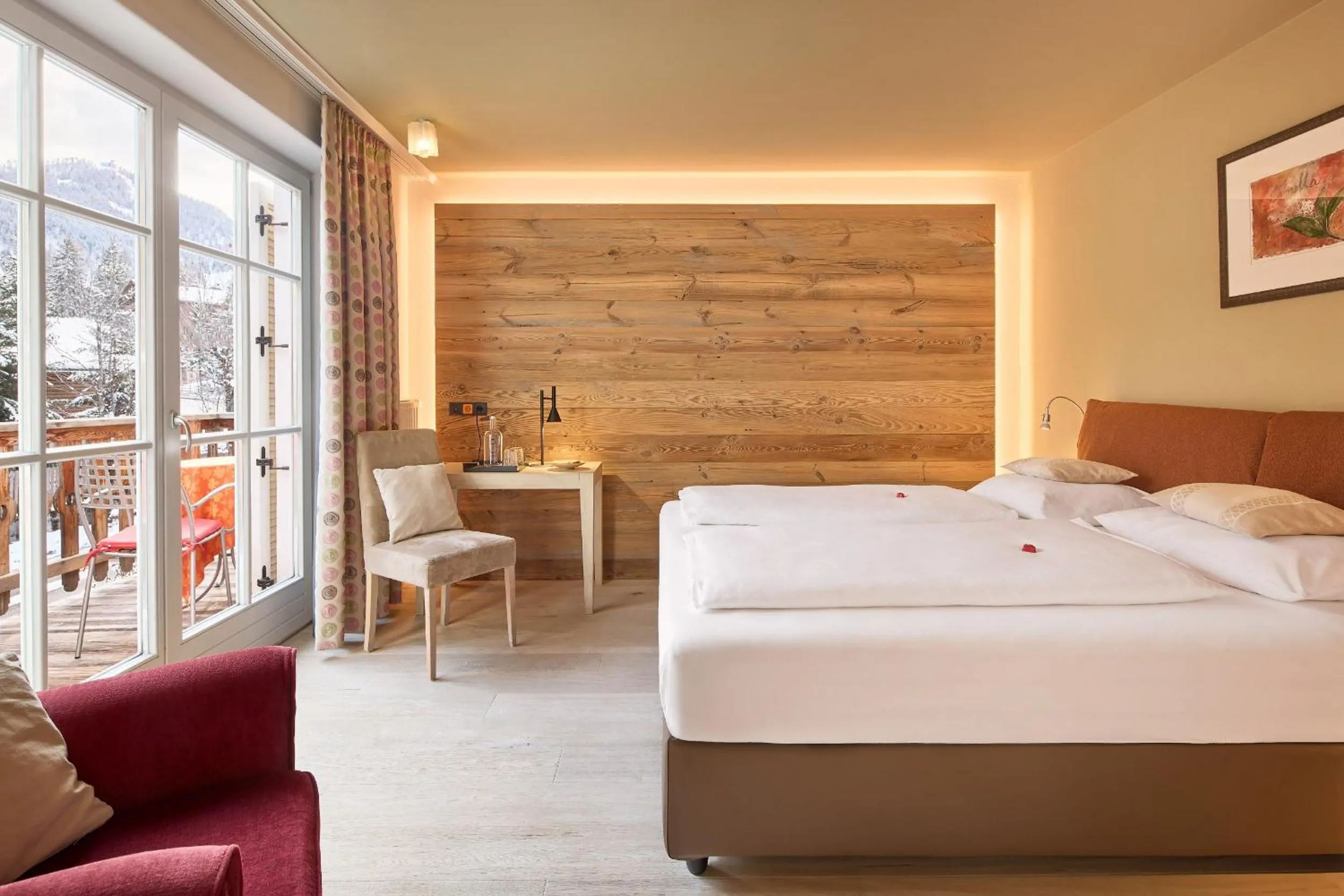 Bed in Dolomit Boutique Hotel
