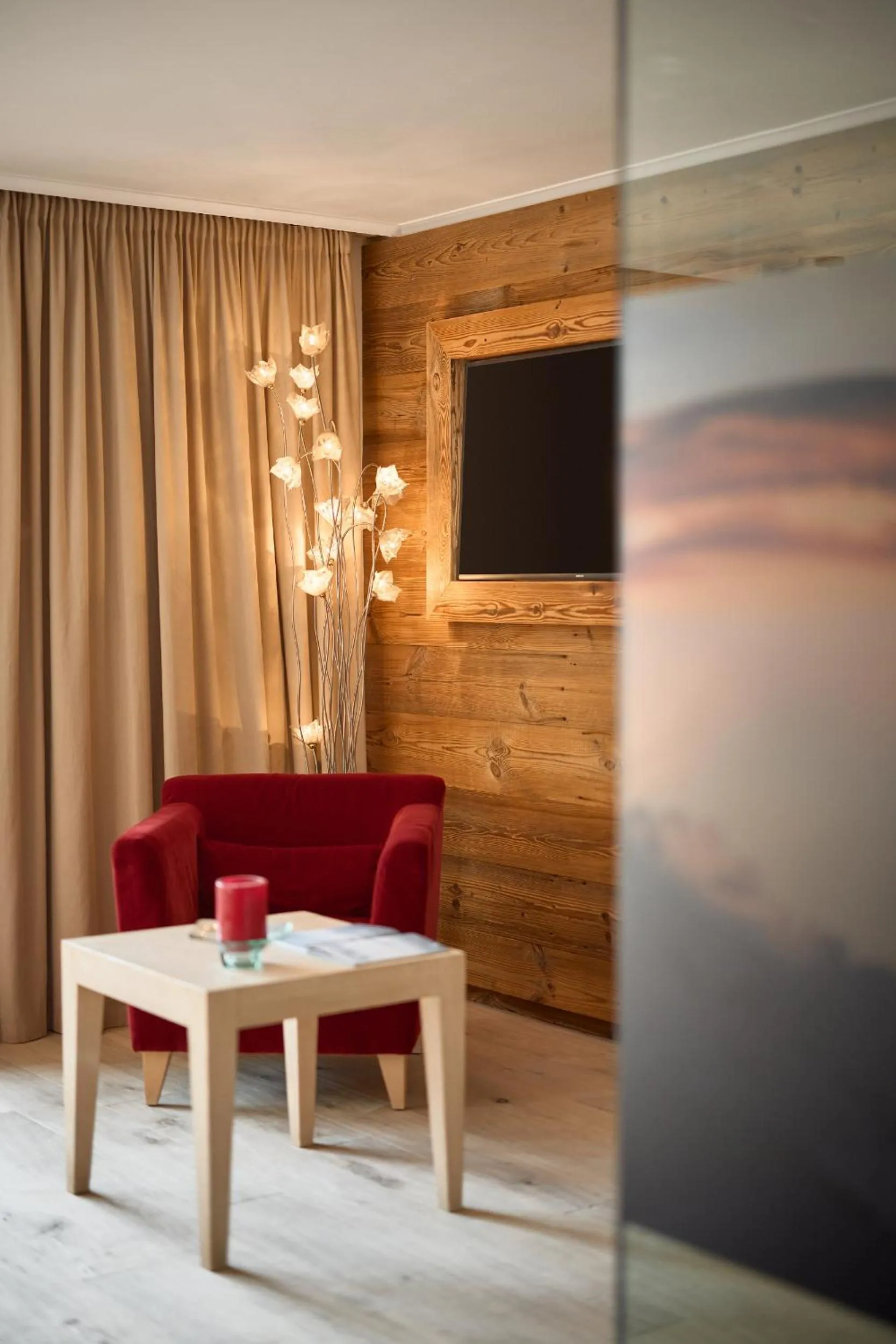 Seating area in Dolomit Boutique Hotel