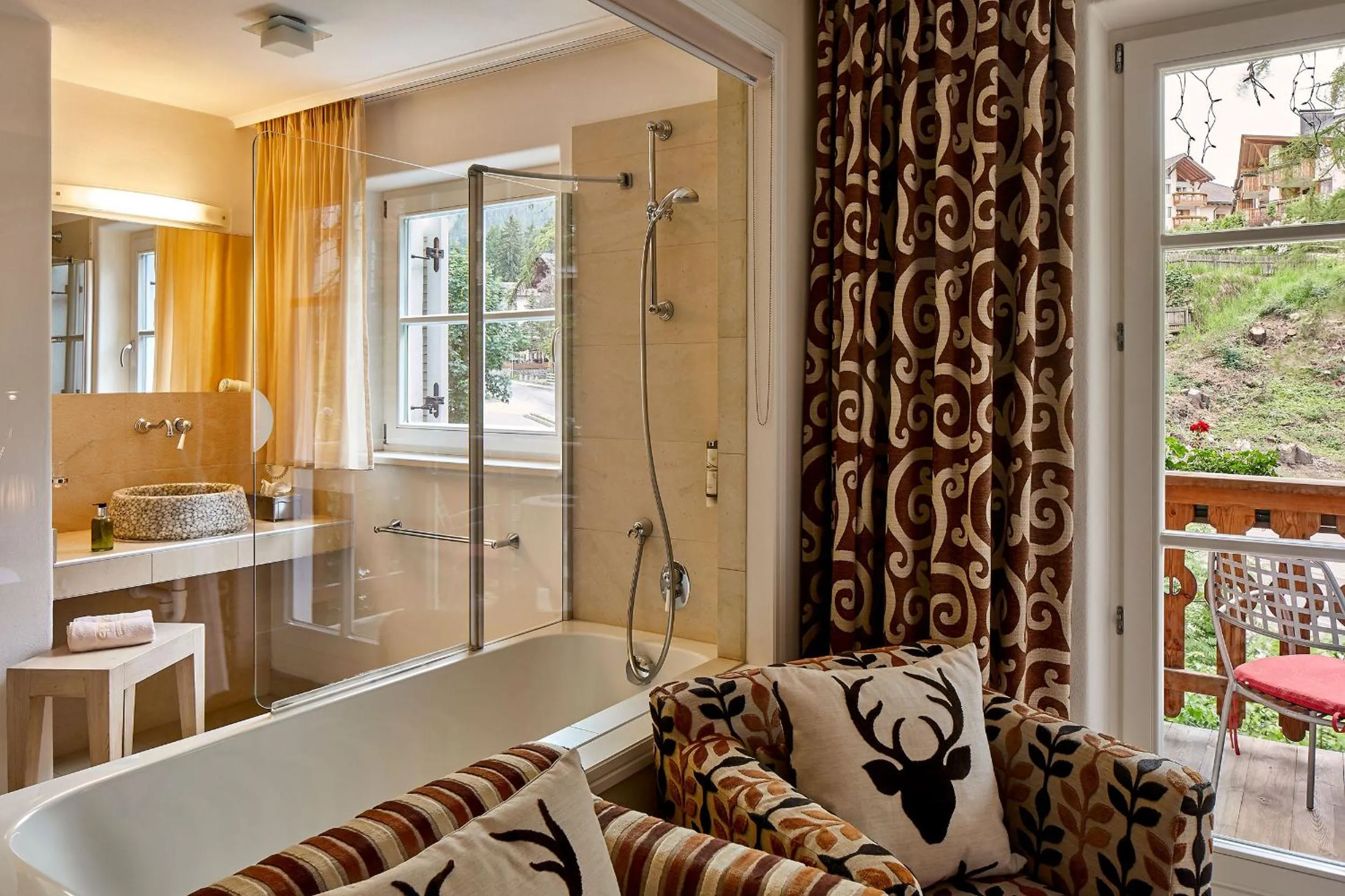 Shower in Dolomit Boutique Hotel