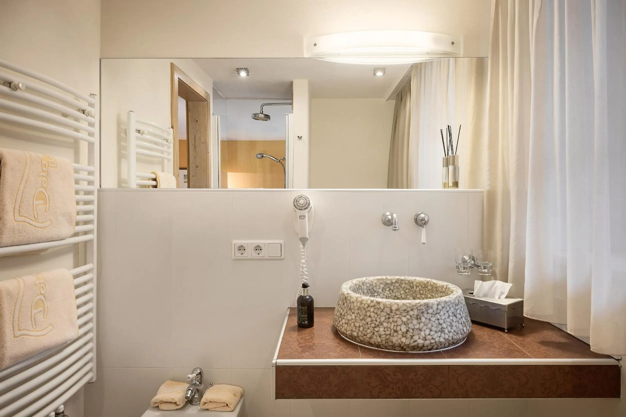 Bathroom in Dolomit Boutique Hotel