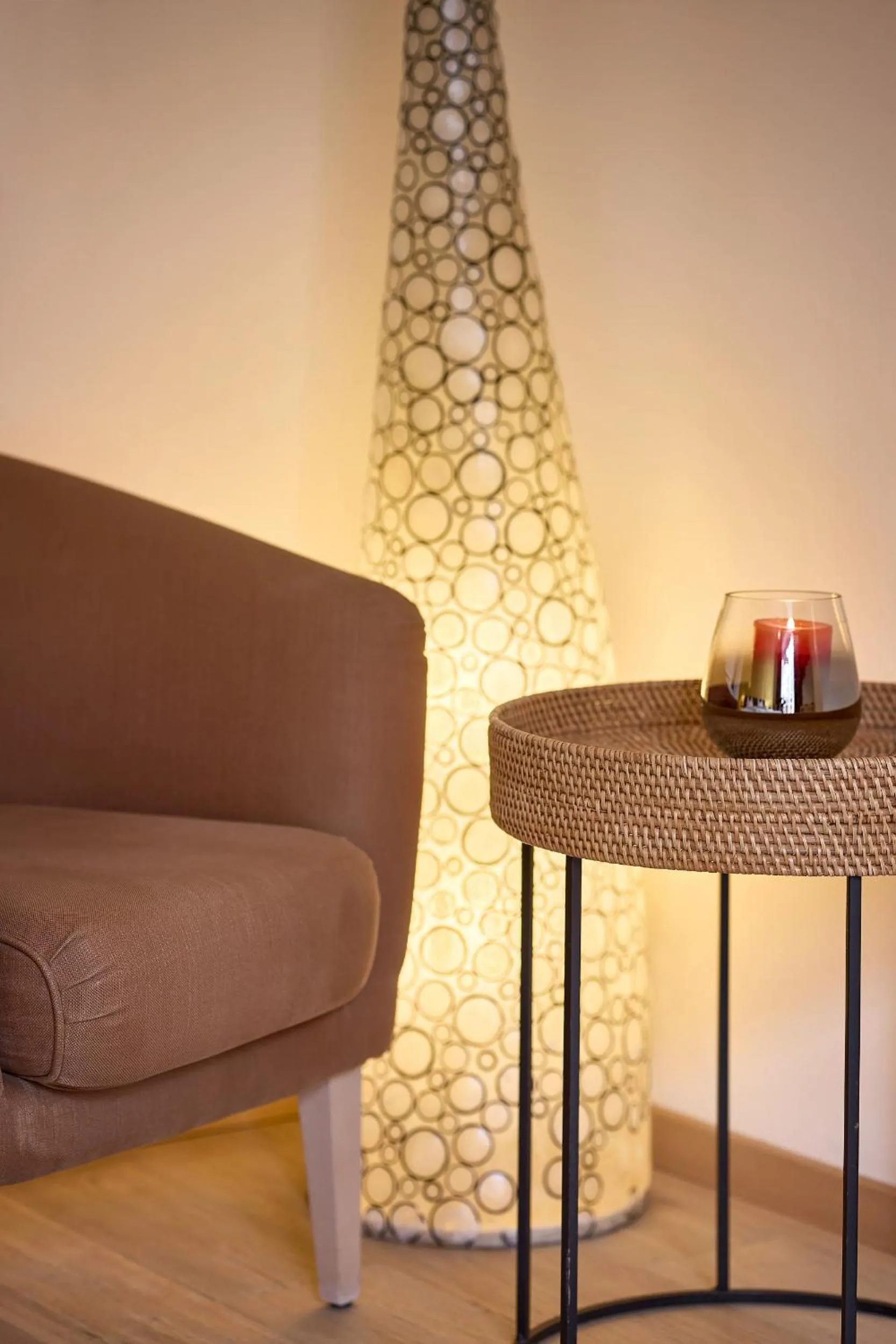 Decorative detail in Dolomit Boutique Hotel