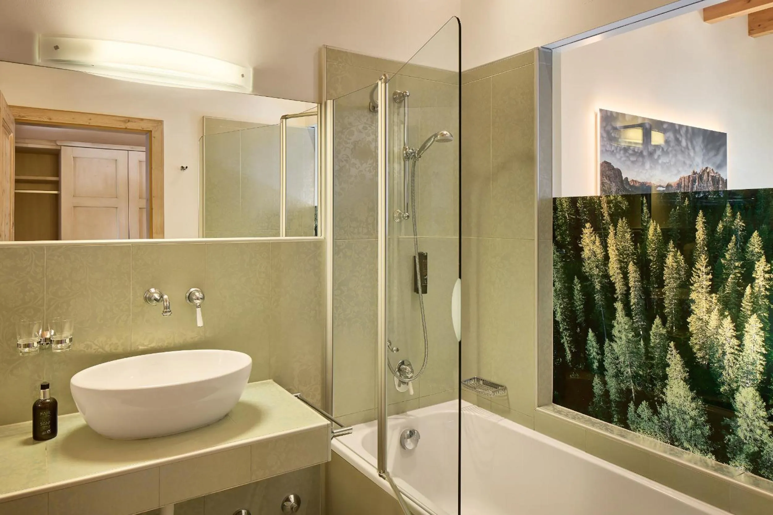 Bathroom in Dolomit Boutique Hotel