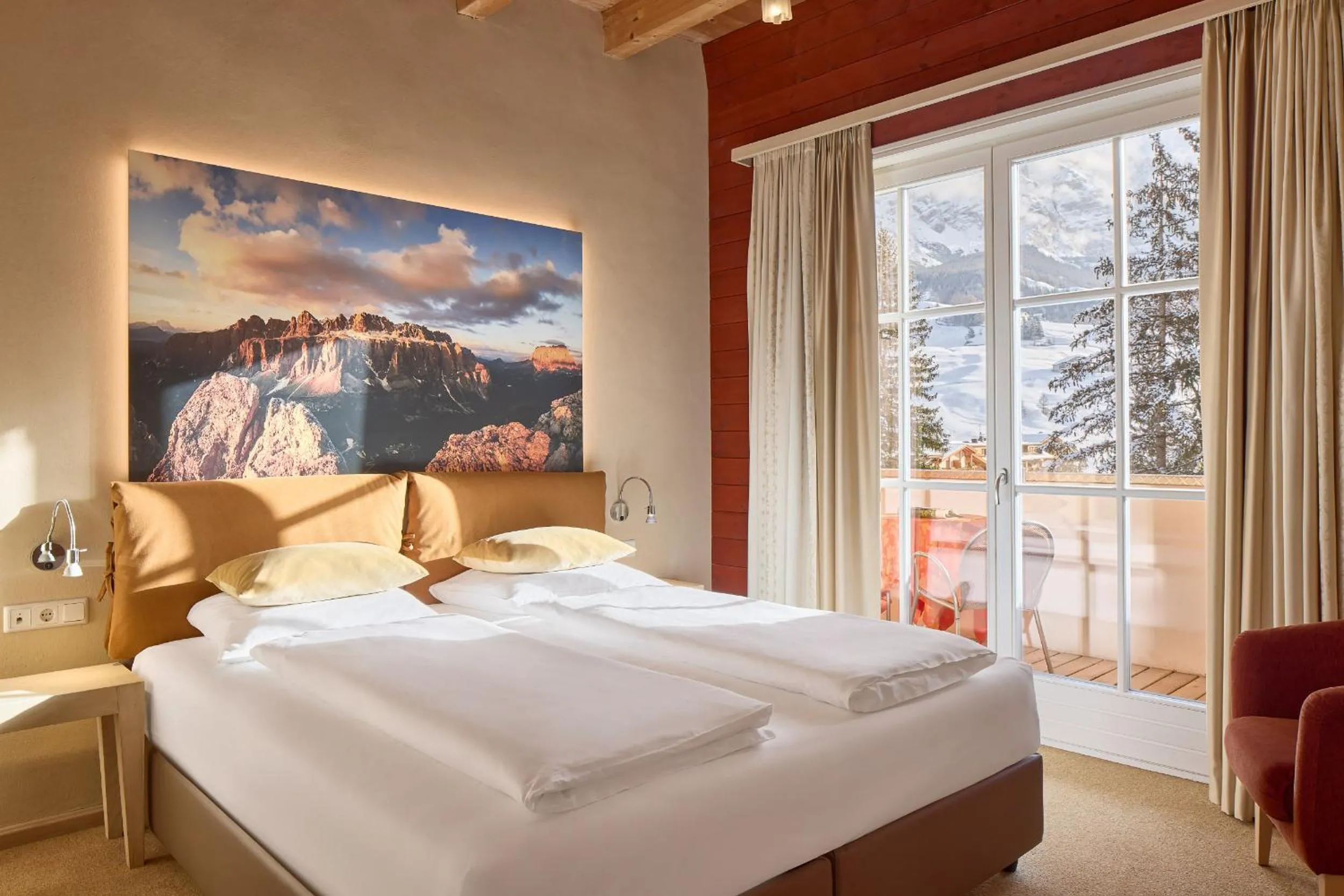 Bedroom, Bed in Dolomit Boutique Hotel