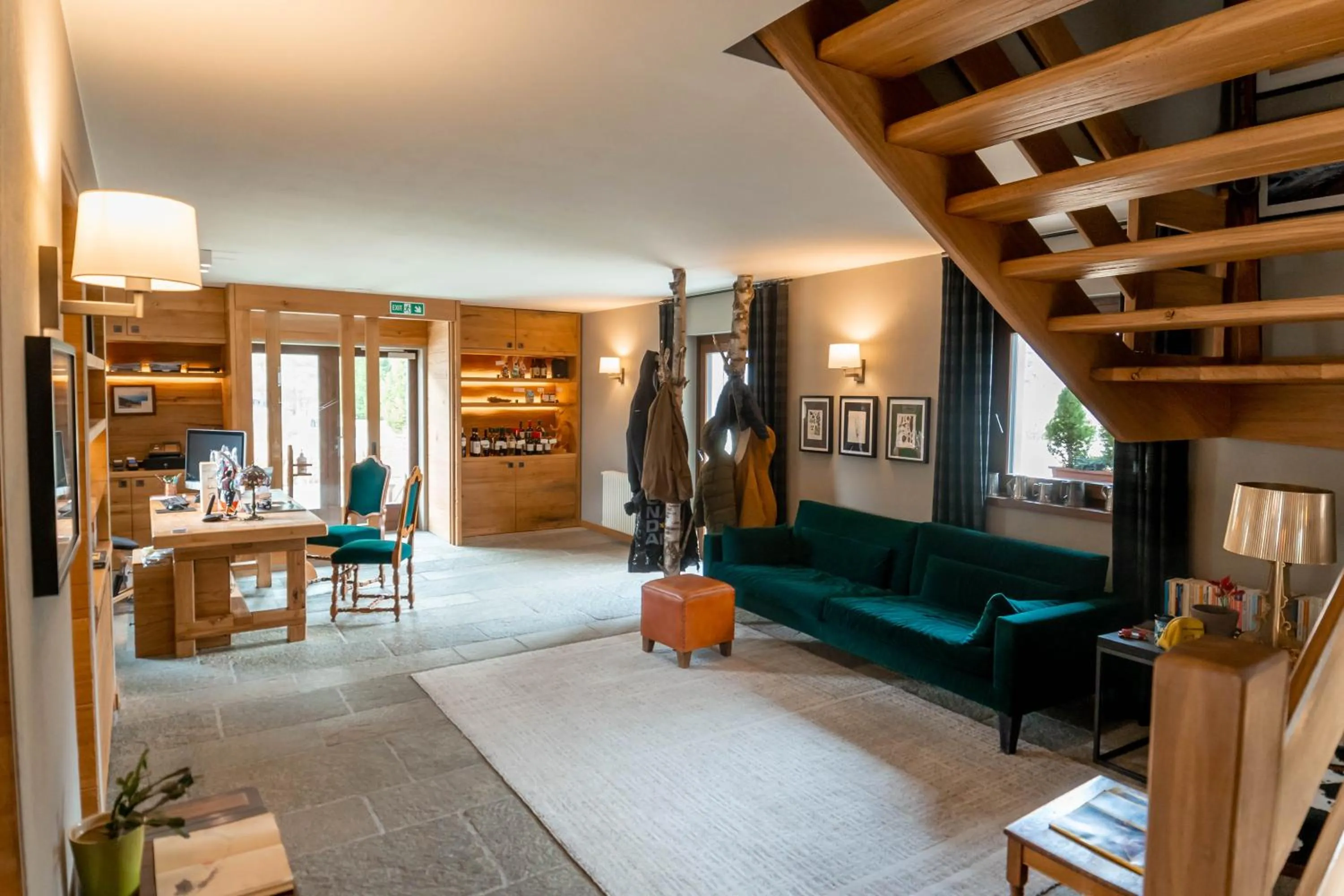 Lobby or reception in Alpi & Golf Hotel