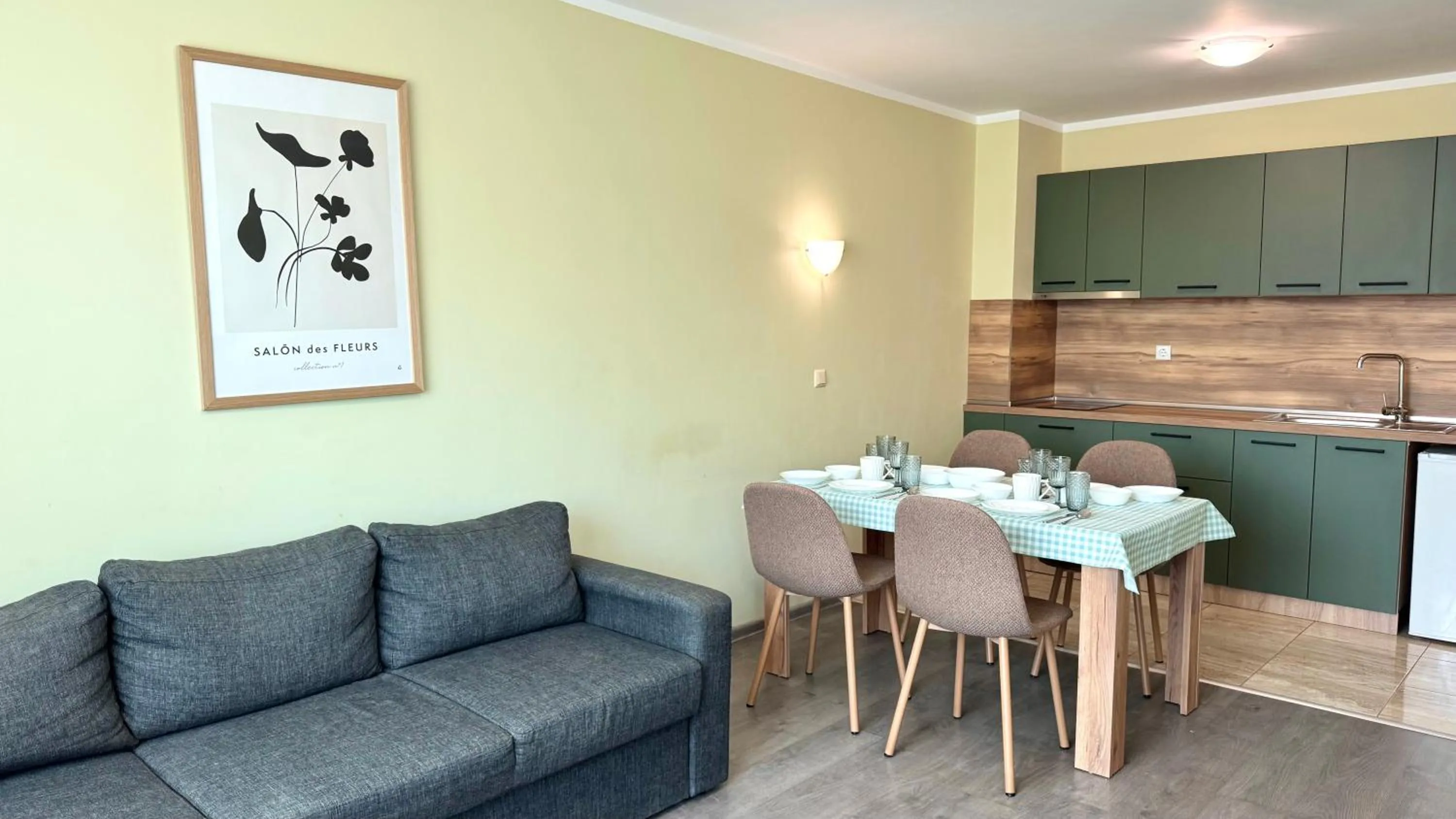 Kitchen or kitchenette in Evi Apartments 2