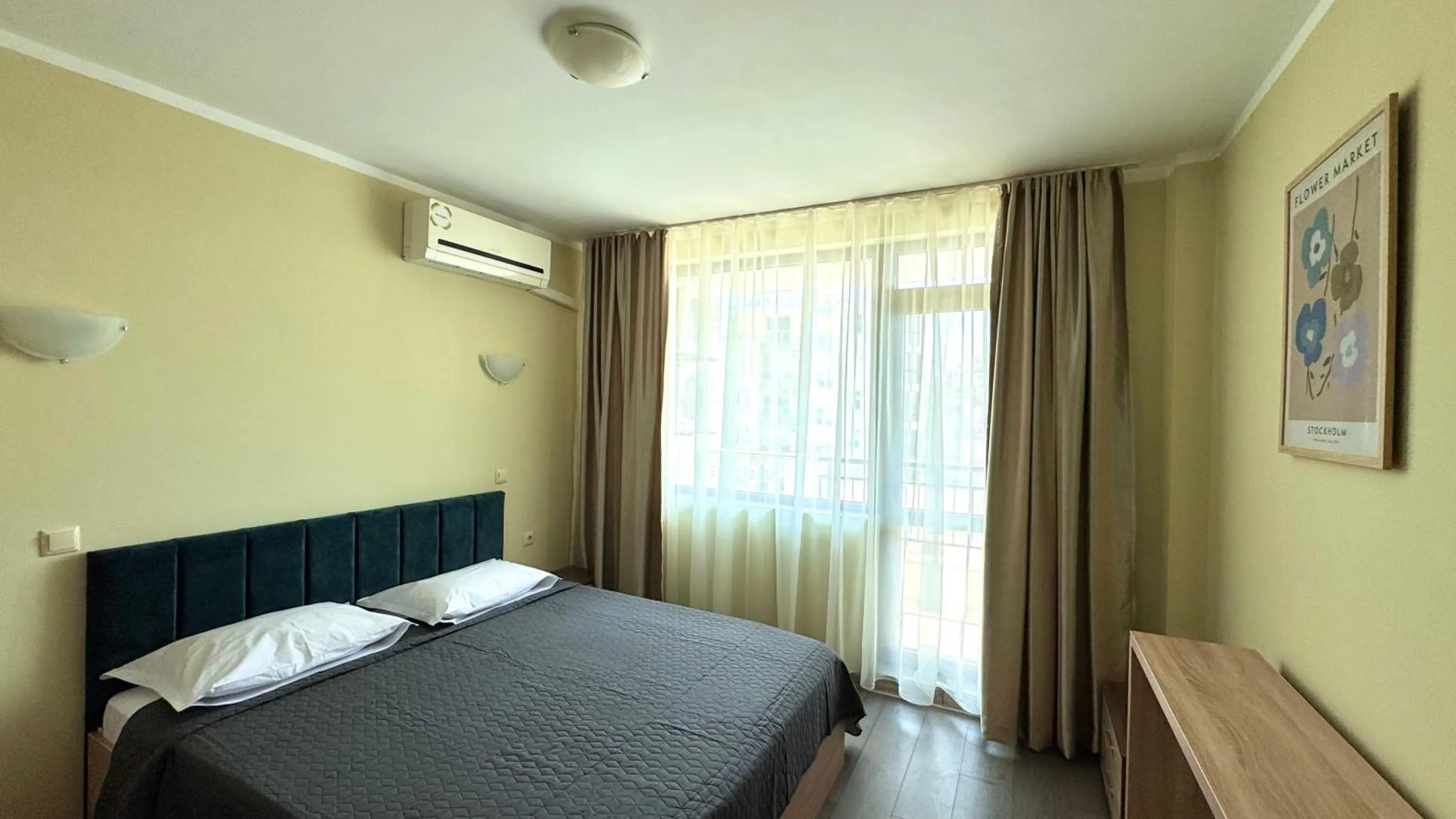 Bed in Evi Apartments 2