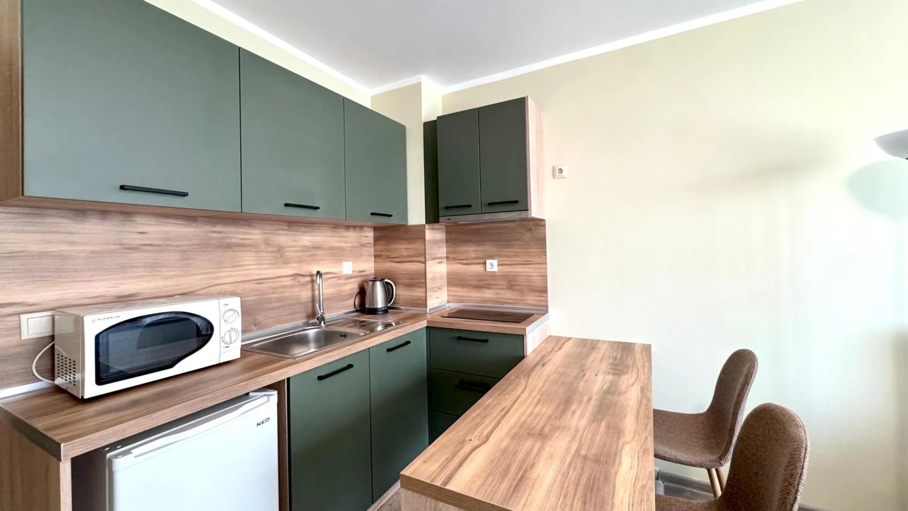 Kitchen or kitchenette in Evi Apartments 2