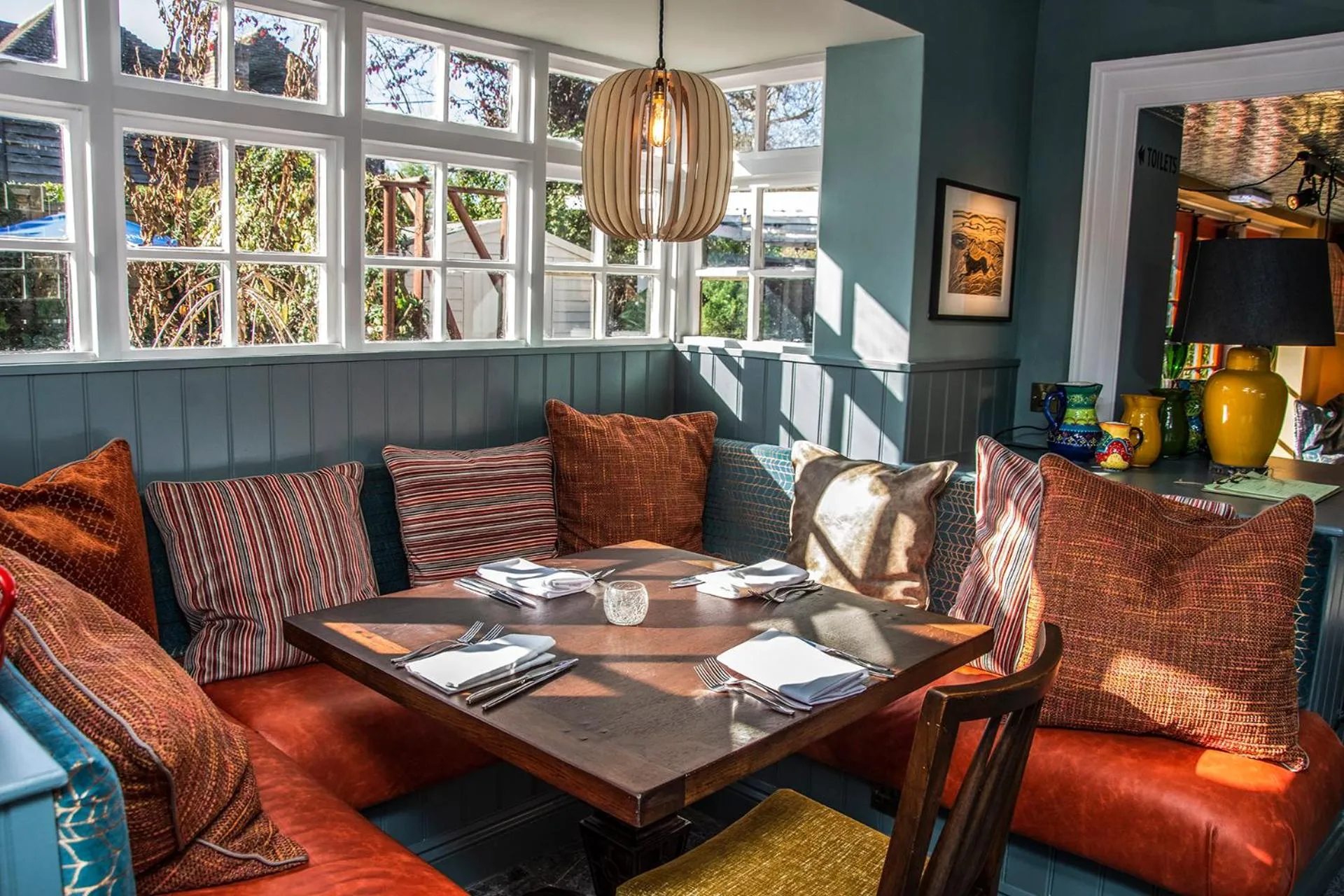 Dining area in The Winning Post