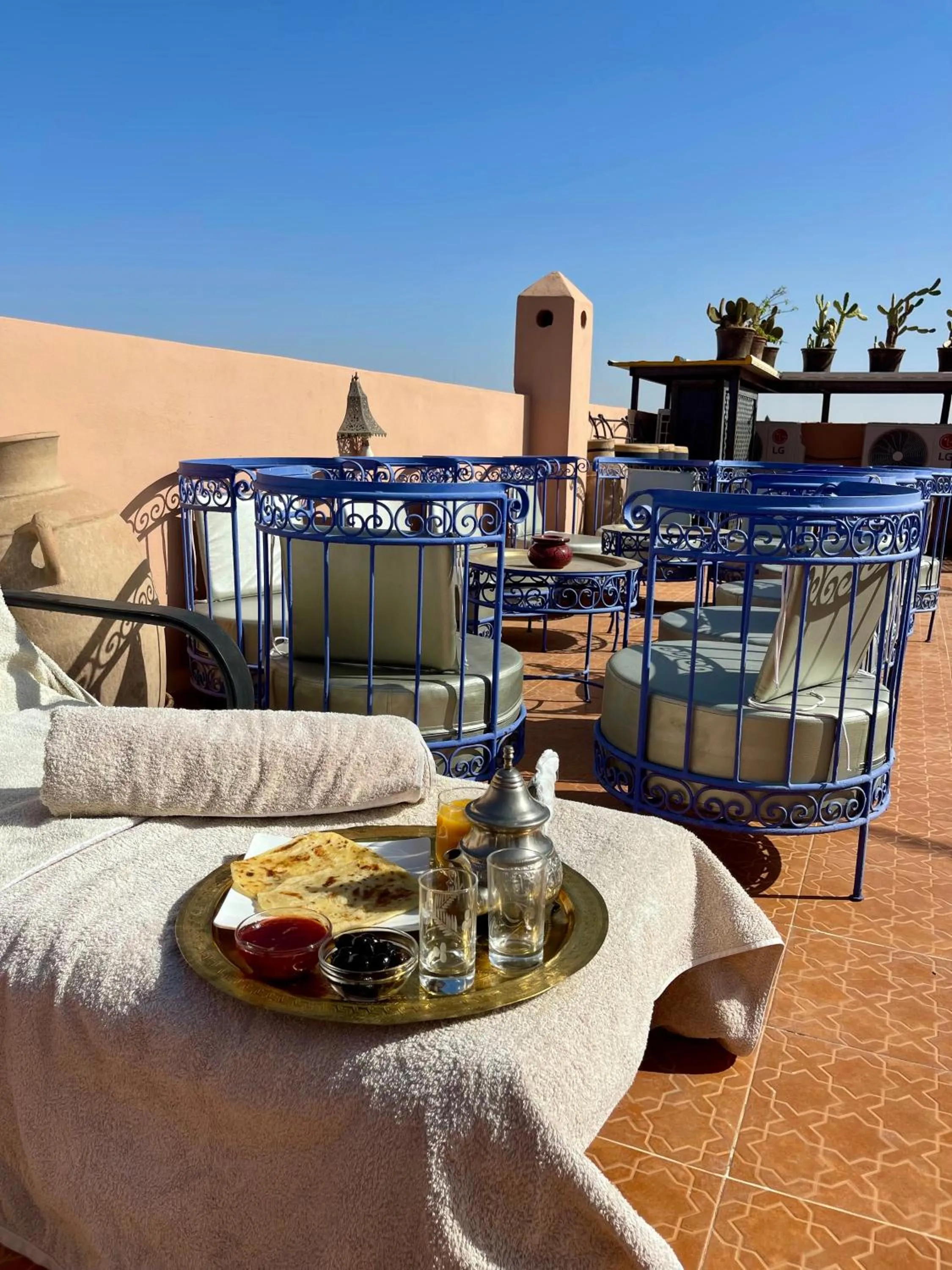 Balcony/Terrace in Riad Elias & Spa