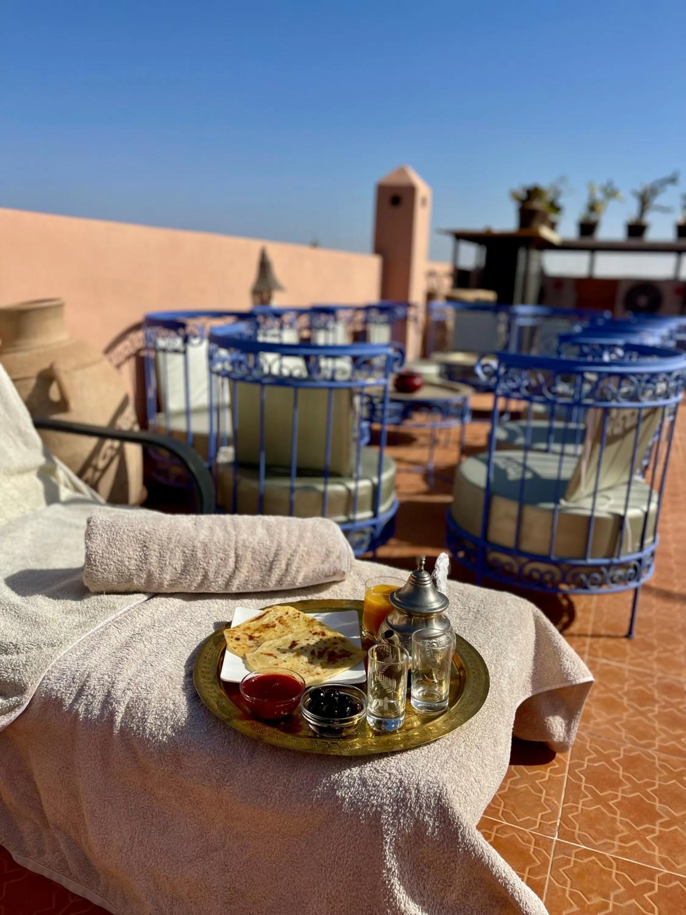 Balcony/Terrace in Riad Elias & Spa