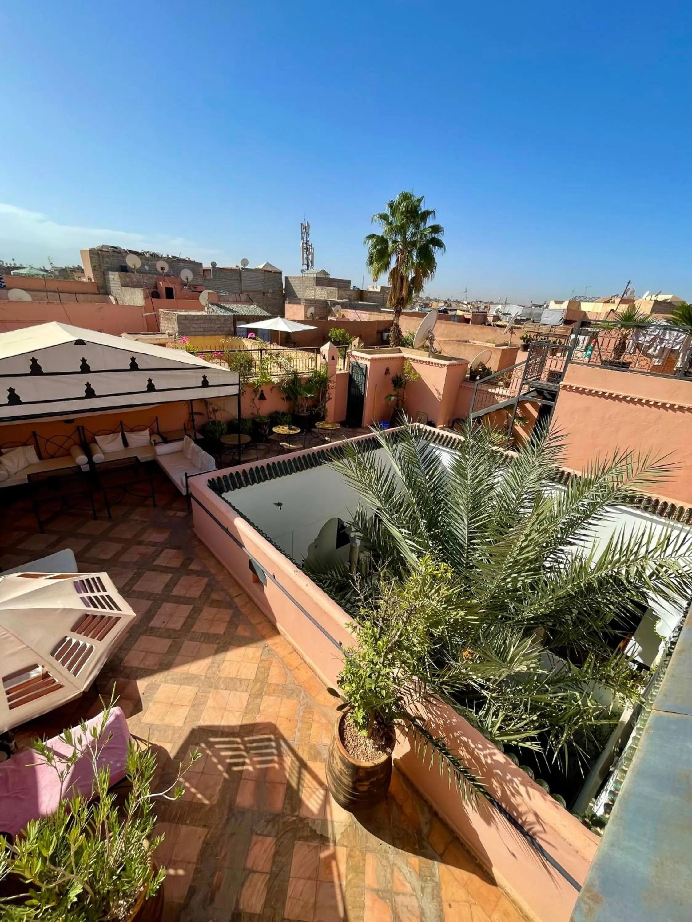 Balcony/Terrace in Riad Elias & Spa