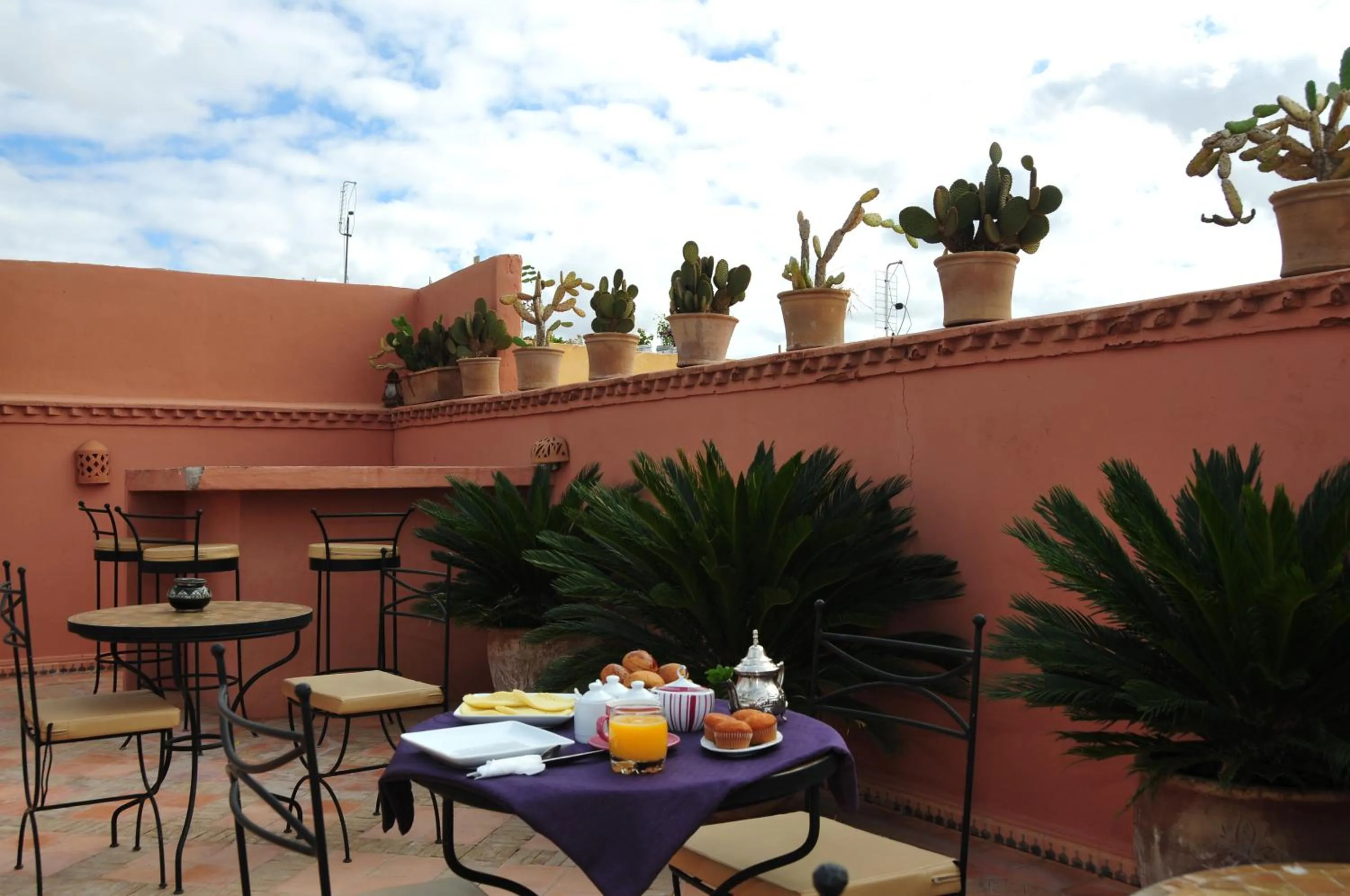Balcony/Terrace in Riad Elias & Spa