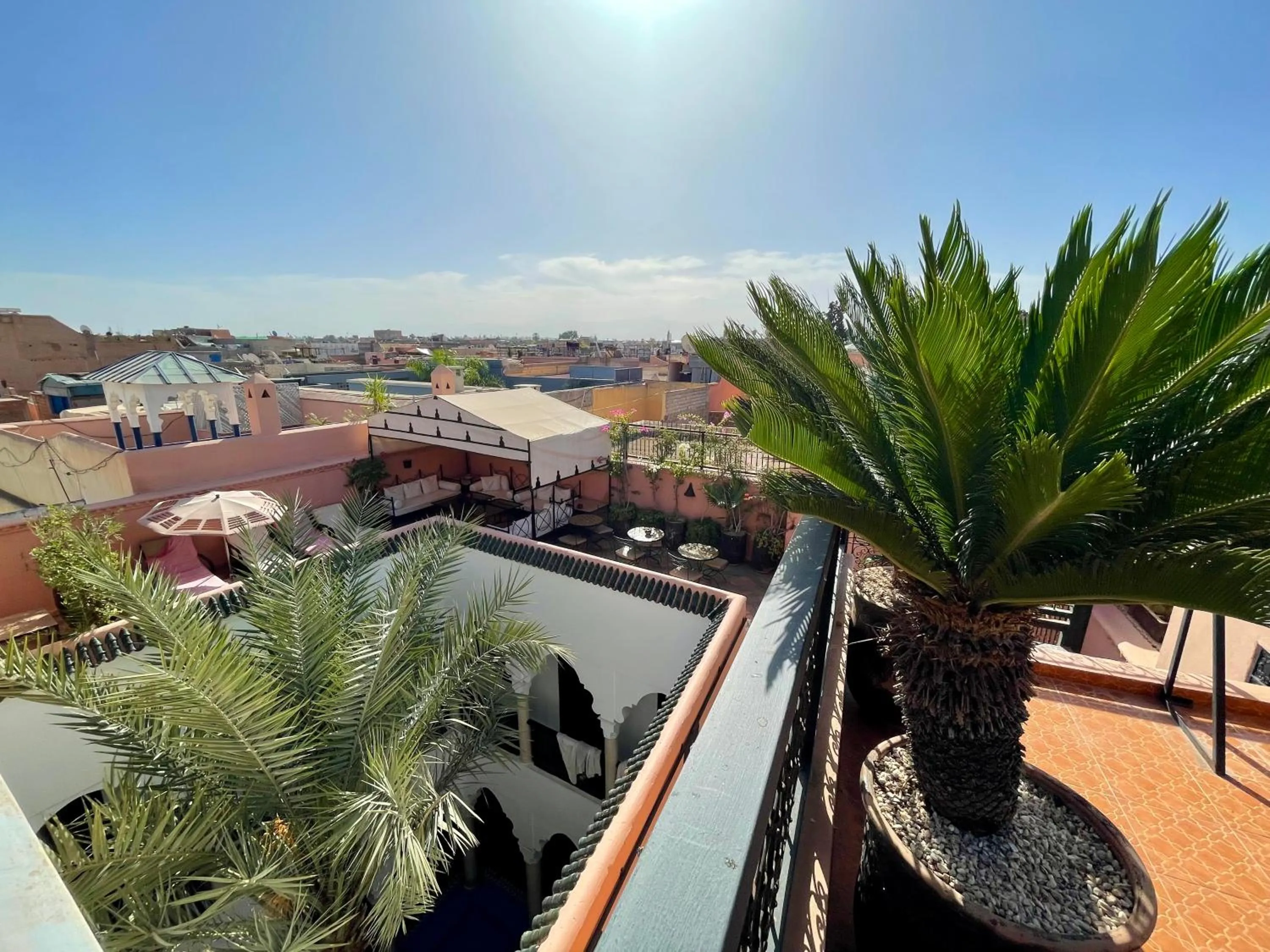Balcony/Terrace in Riad Elias & Spa