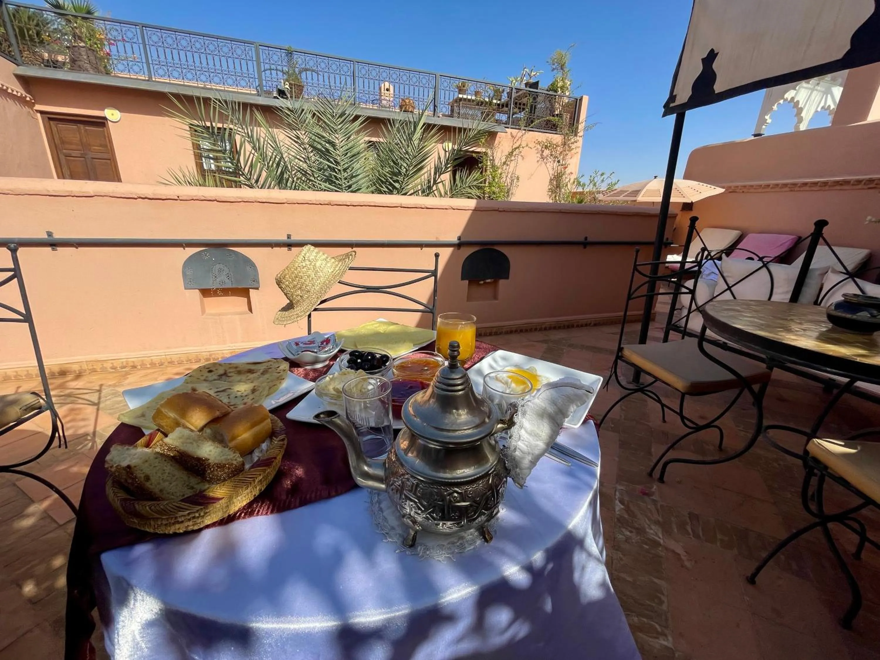 Balcony/Terrace in Riad Elias & Spa