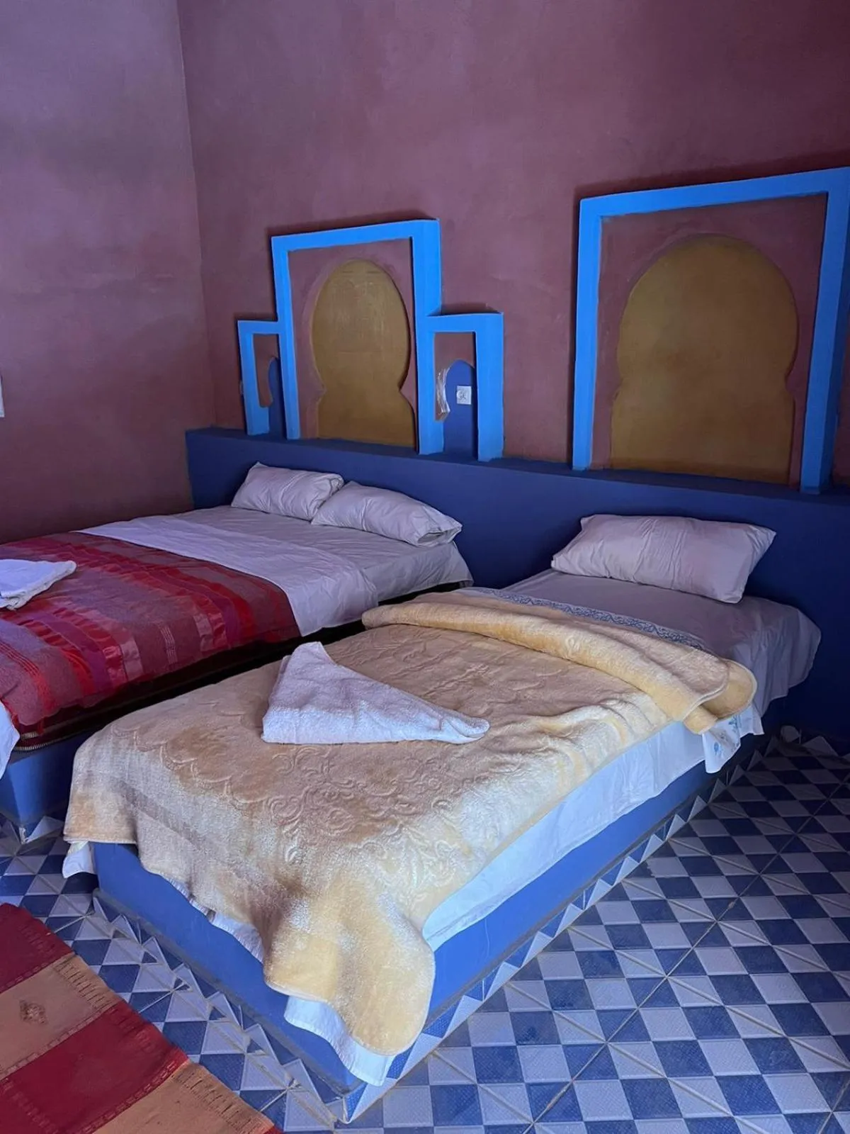 Bed in Riad Aicha & Camel Trekking