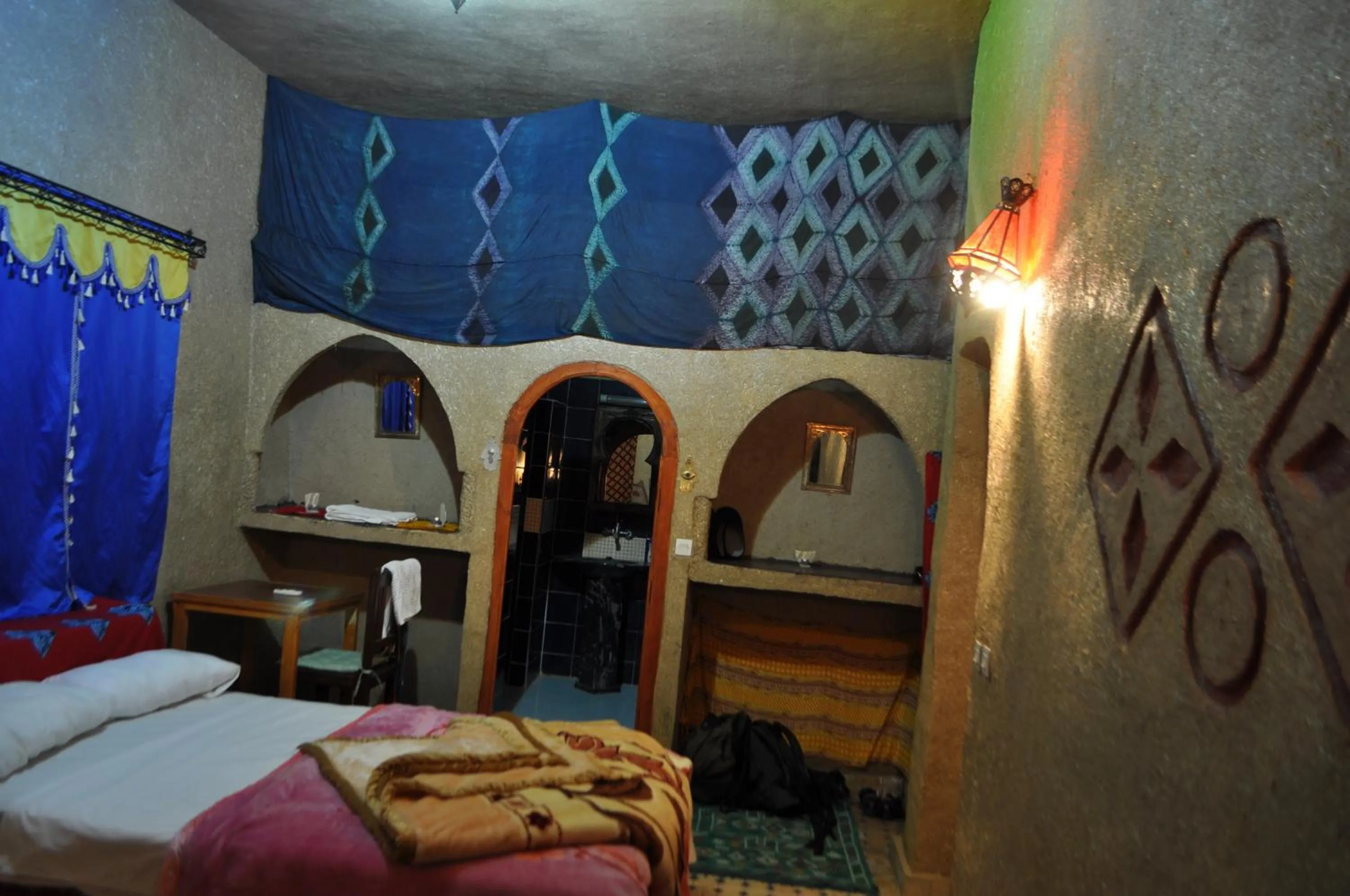 Bedroom, Bed in Riad Aicha & Camel Trekking