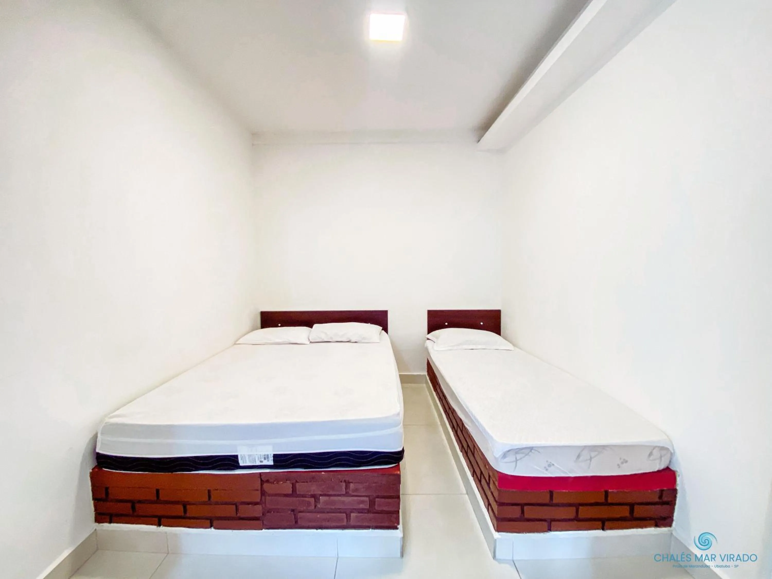 Bedroom, Bed in Chalés Mar Virado