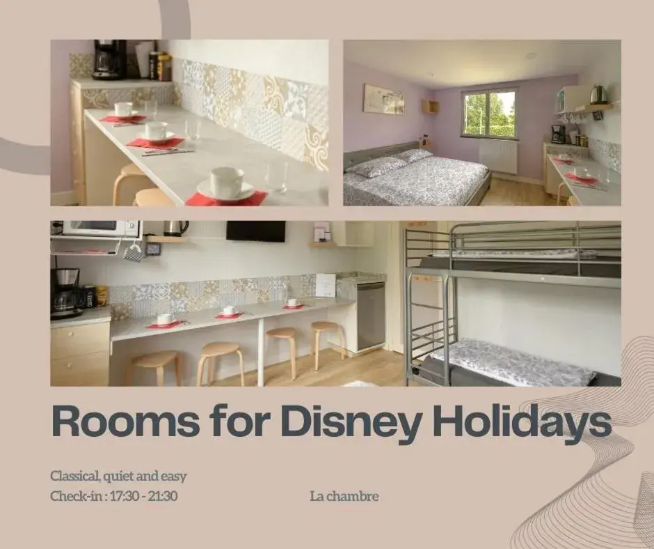 Triple Room with Private Bathroom in Les Chambres D'Aline Triple Room with Private Bathroom in Les Chambres D'Aline