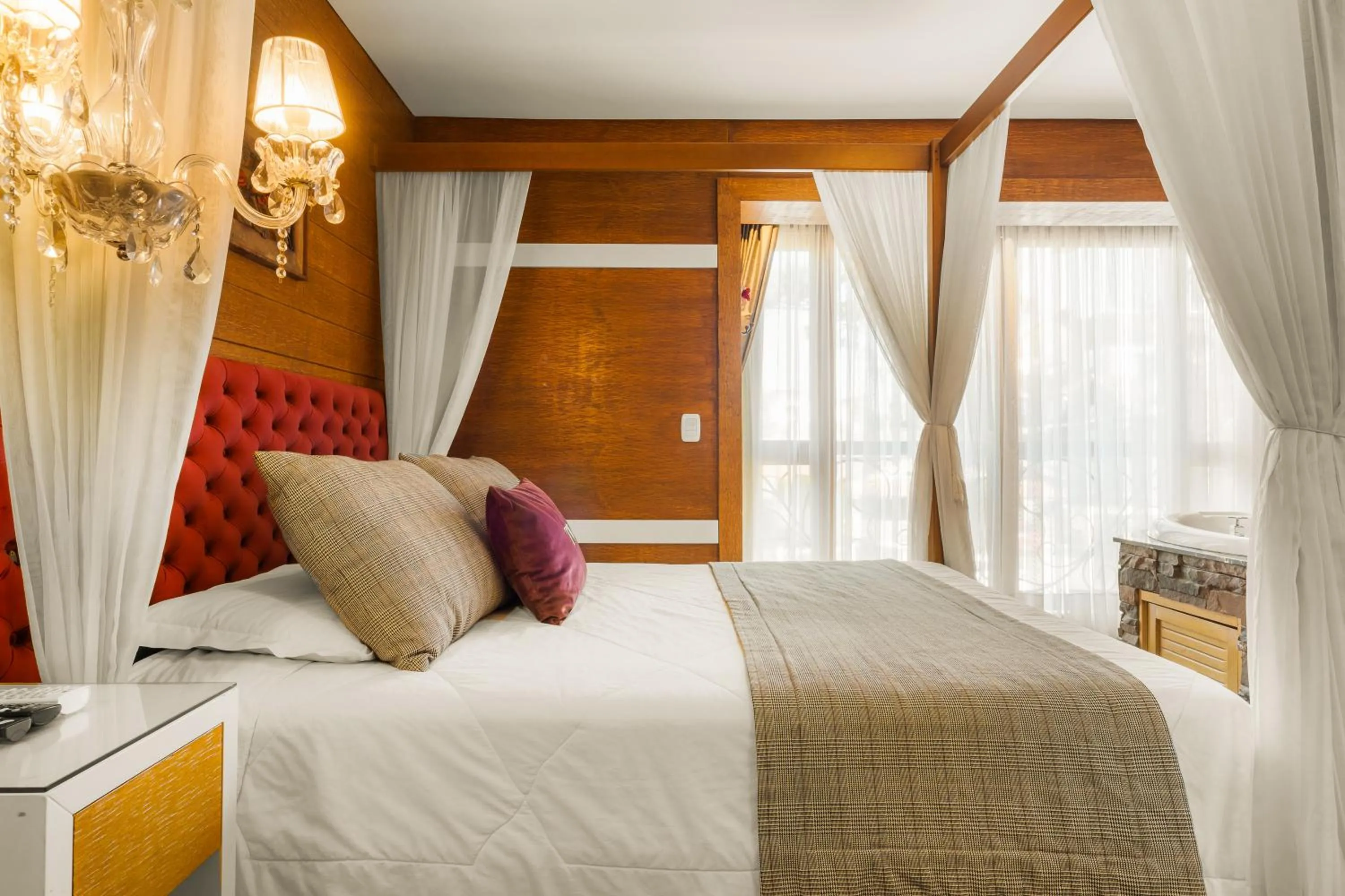 Bed in Hotel Cabanas Tio Müller