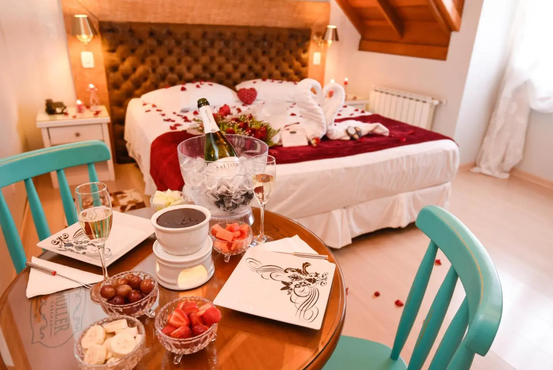 Bed in Hotel Cabanas Tio Müller Bed in Hotel Cabanas Tio Müller