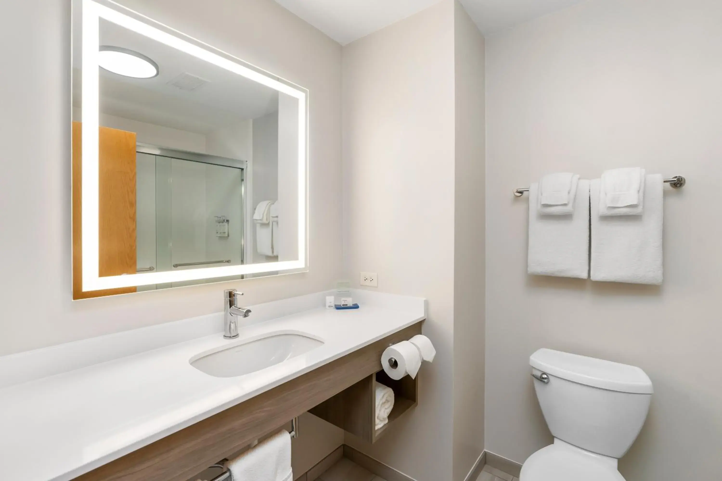 Bathroom in Holiday Inn Express Peru-Lasalle Area by IHG Bathroom in Holiday Inn Express Peru-Lasalle Area by IHG